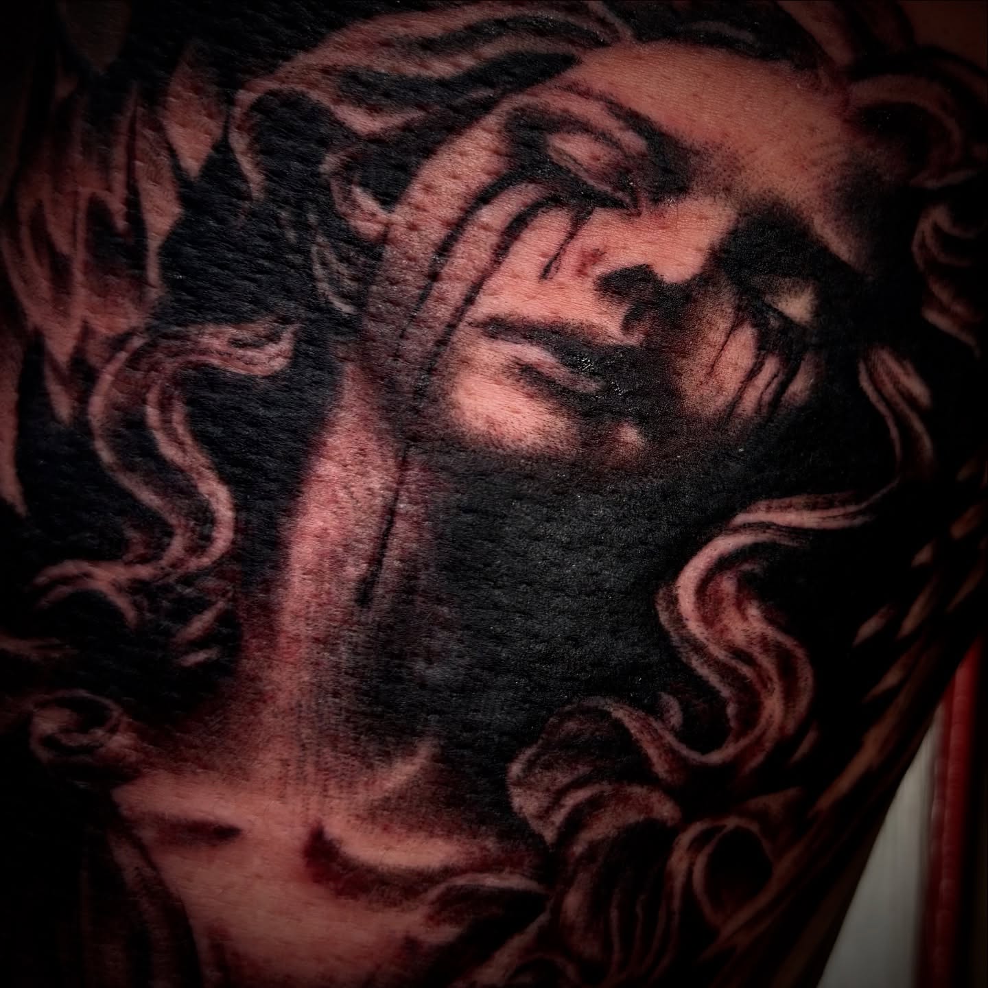 Tattoo by @eastofnoir — realism, dark_realism