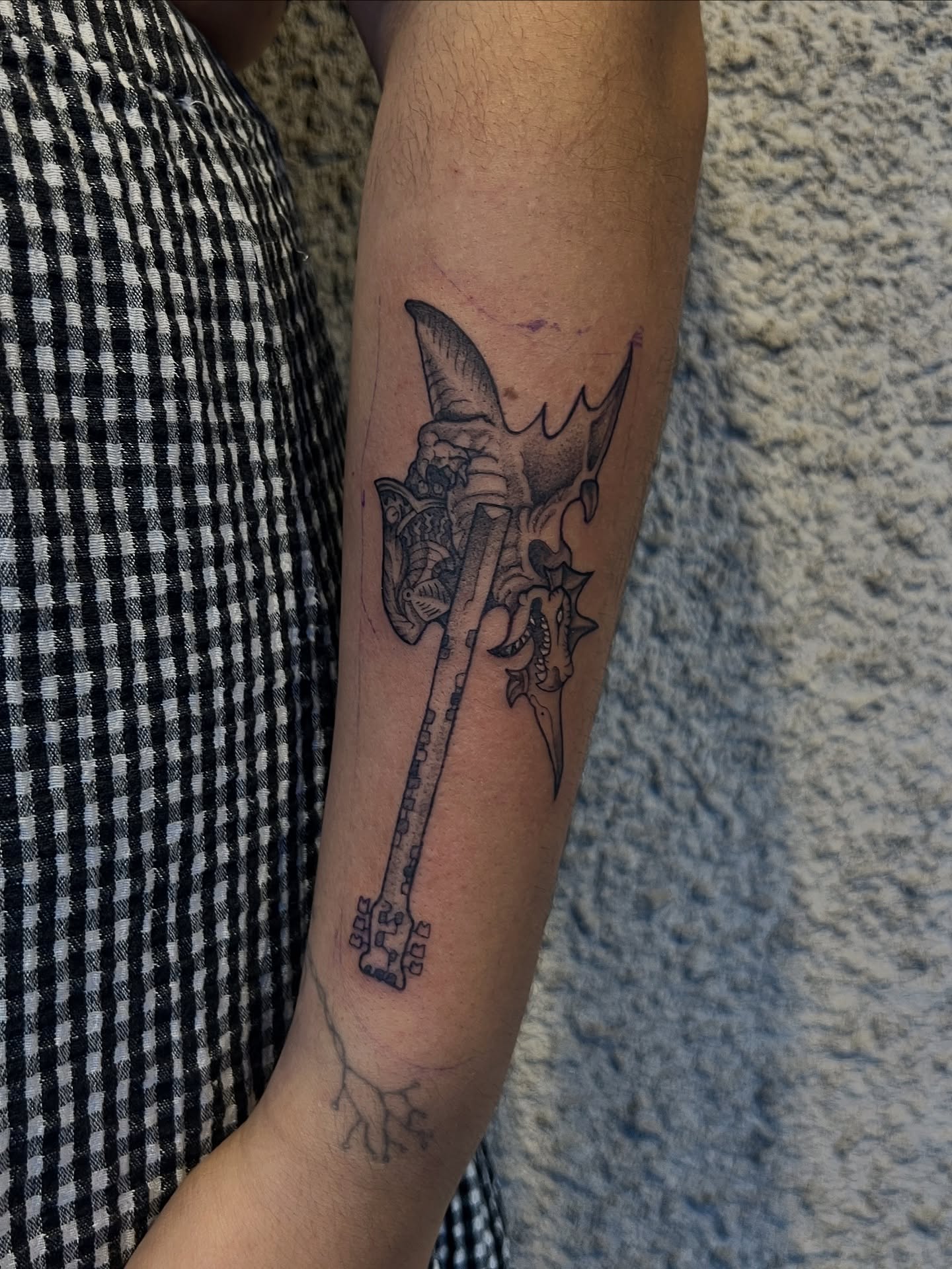 Tattoo by @latebloomertattoosmn — black_and_grey