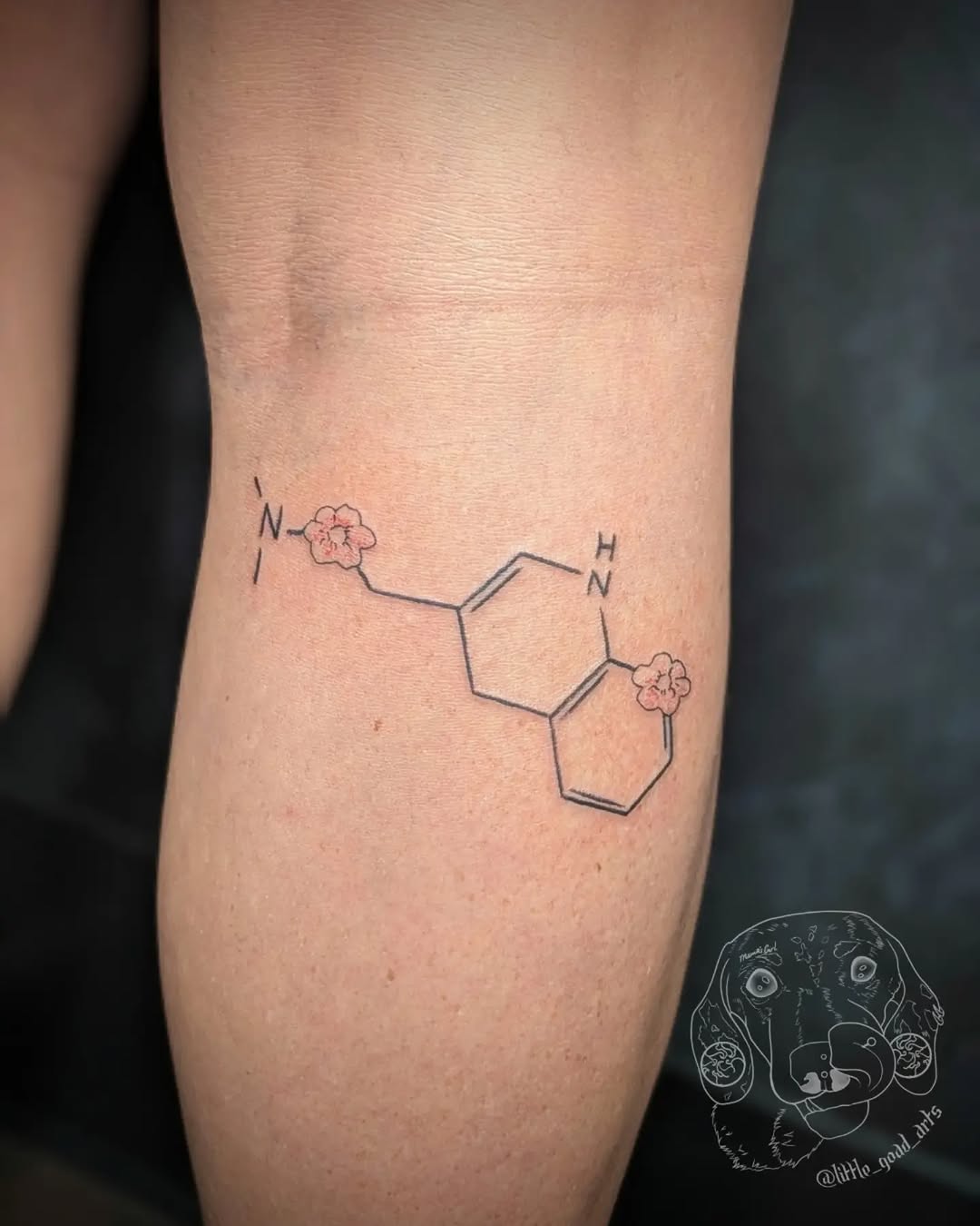 Tattoo by @little_goad_arts โ fine_line, minimalist