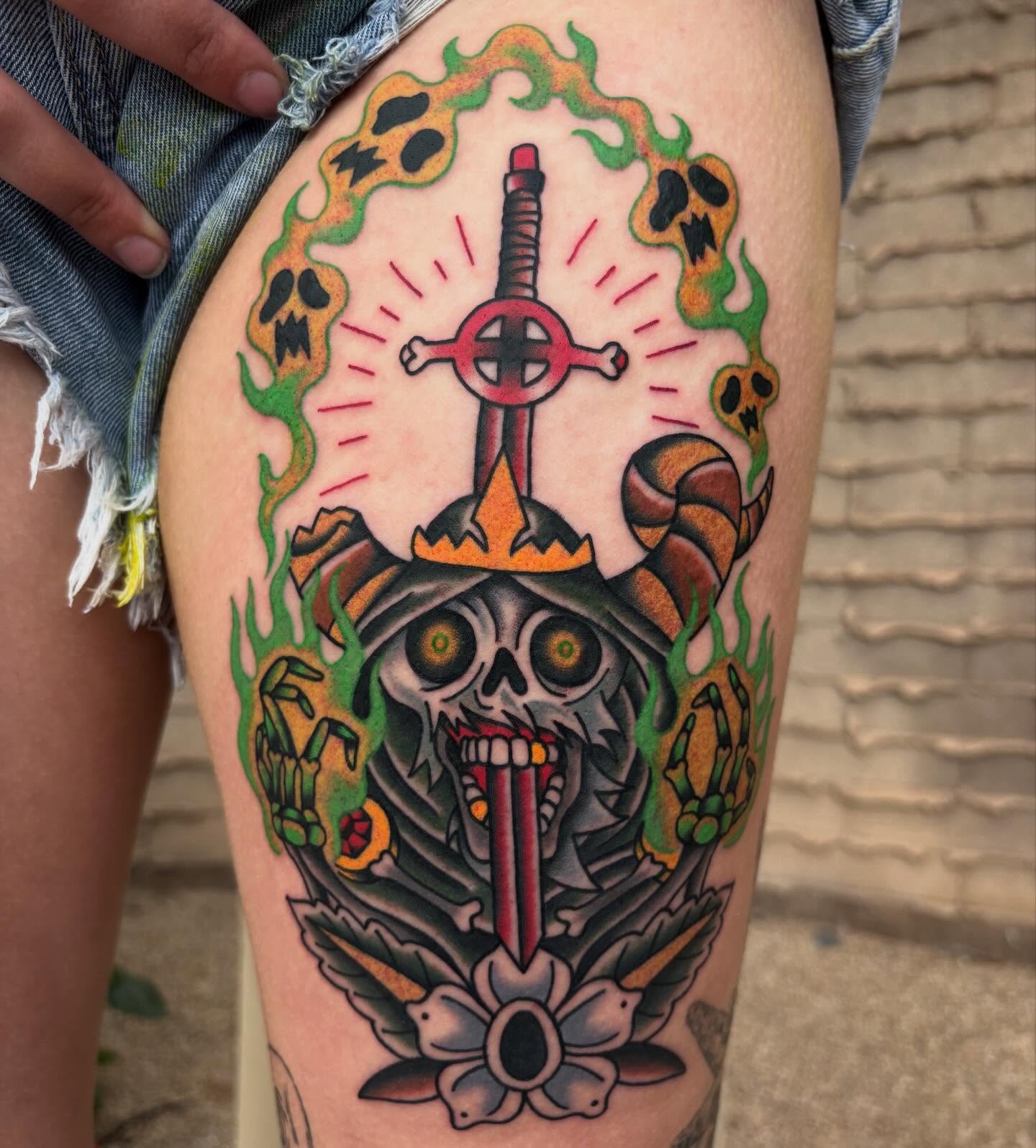 Tattoo by @tattoosbyallyy — american_traditional