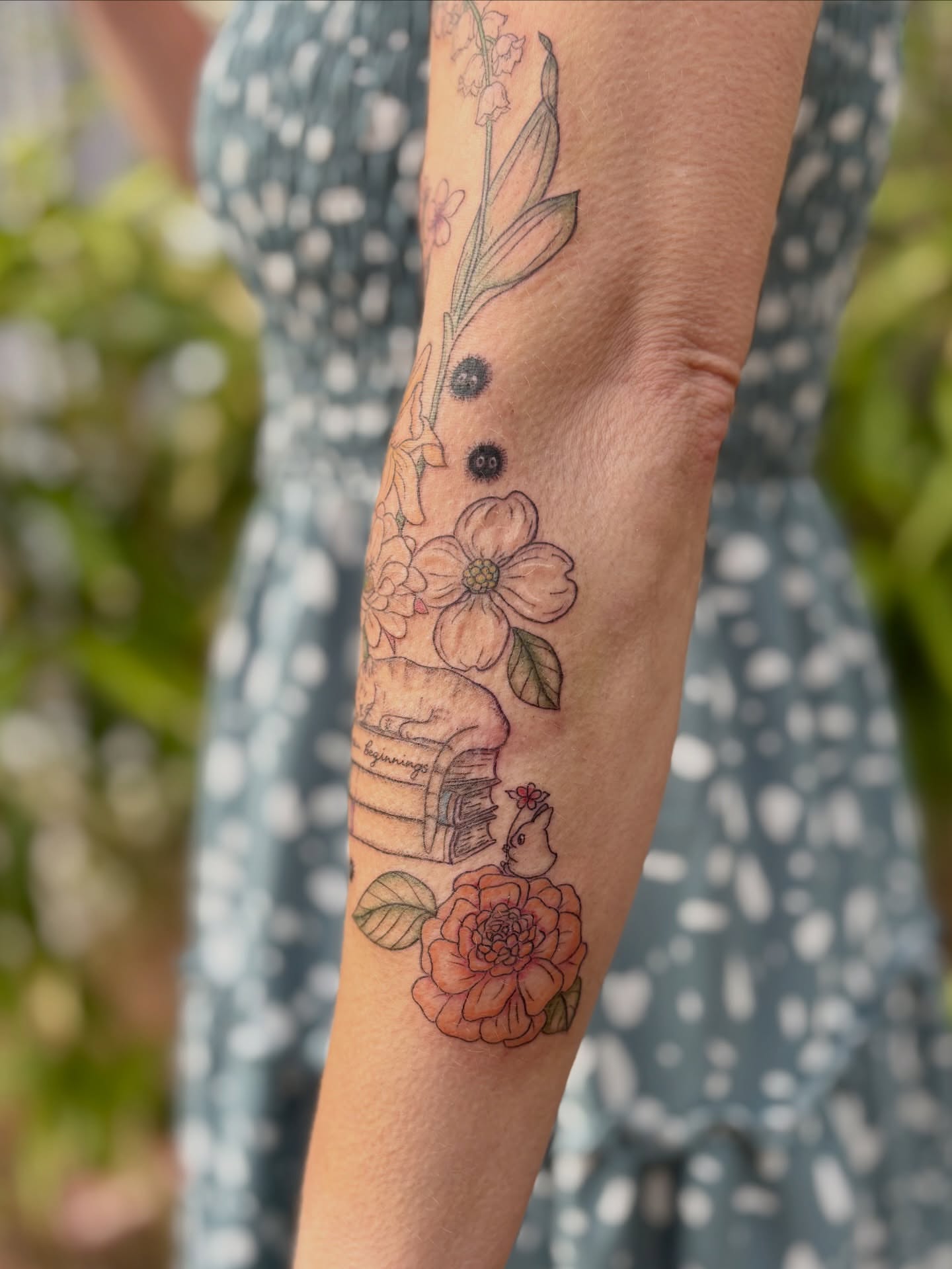 Tattoo by @damoretattoos — dotwork, realism