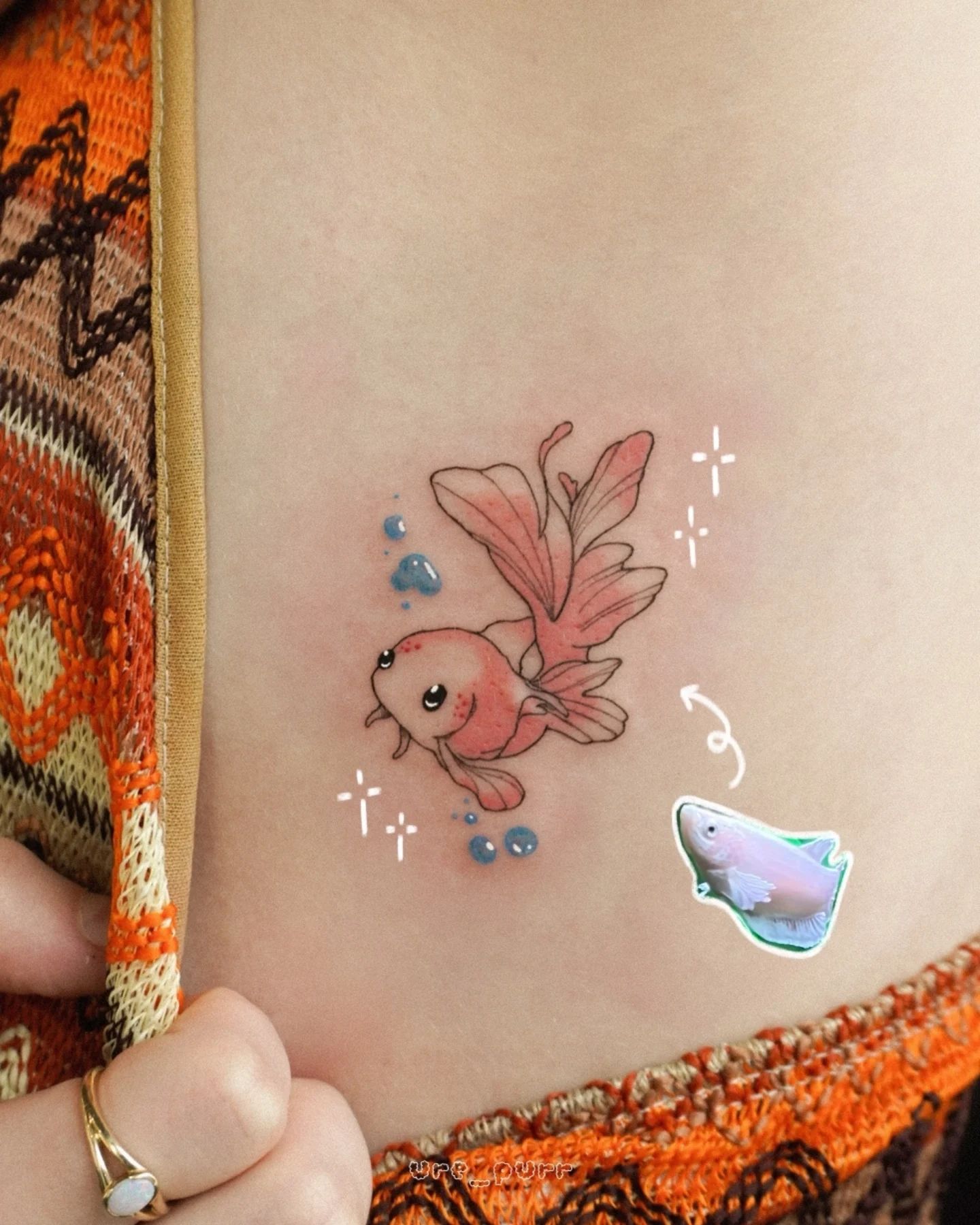 Tattoo by @yure_purr β watercolor