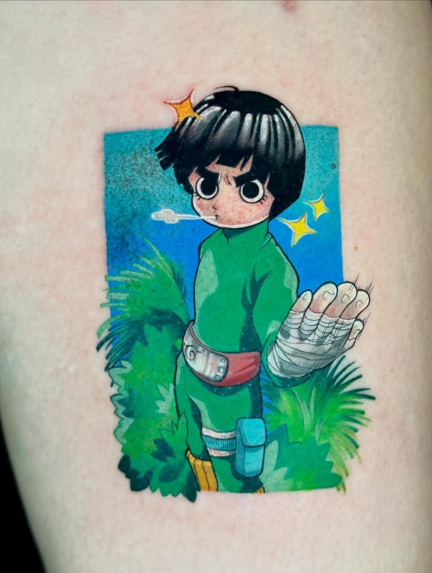 Tattoo by @abi.does.tattoos β anime, watercolor