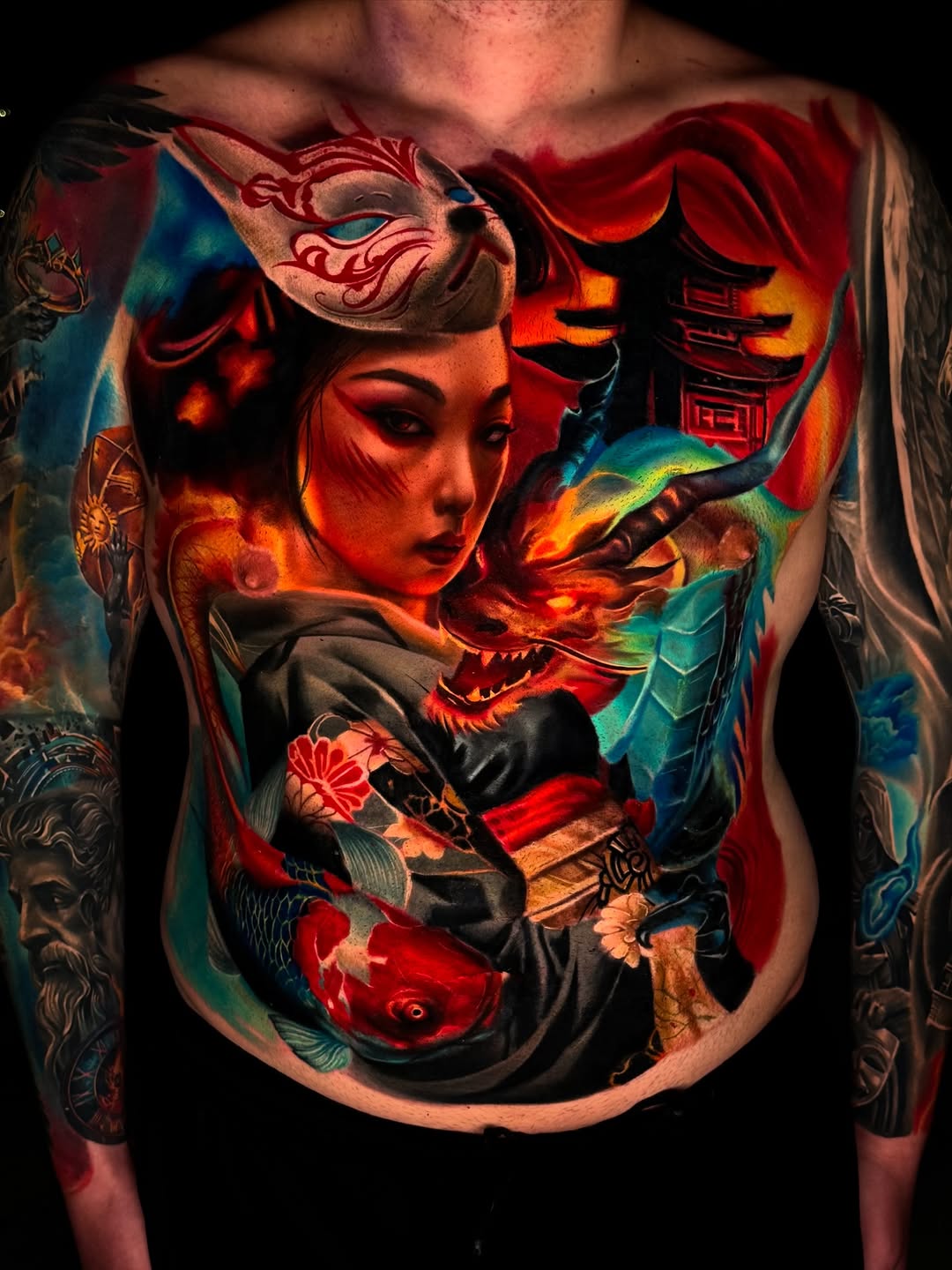 Tattoo by @rann_tattoo — japanese_irezumi, realism