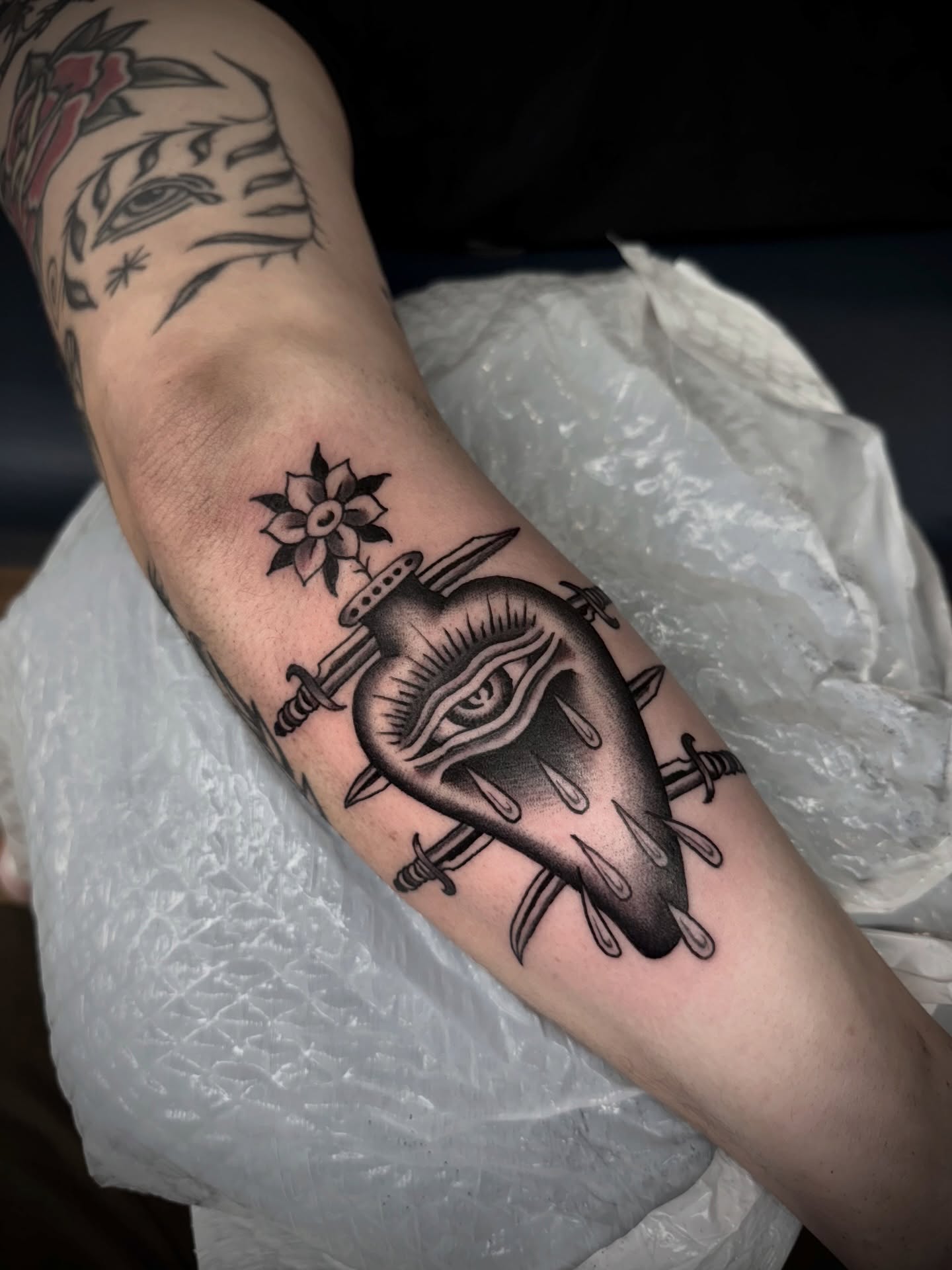 Tattoo by @jacobjamesk — black_and_grey