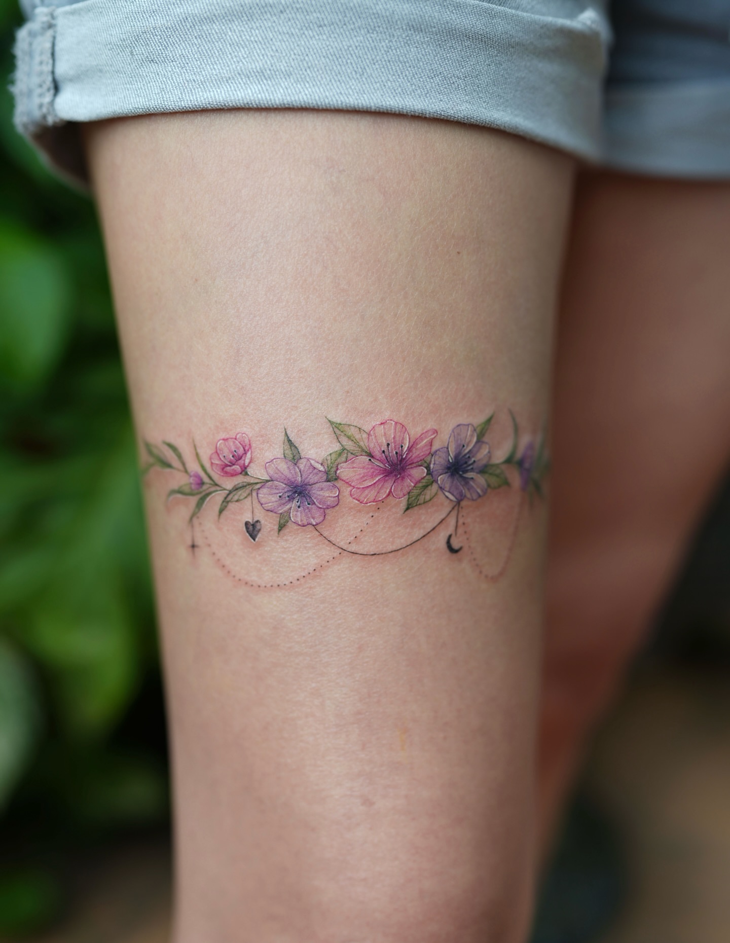 Tattoo by @siren_ink — watercolor