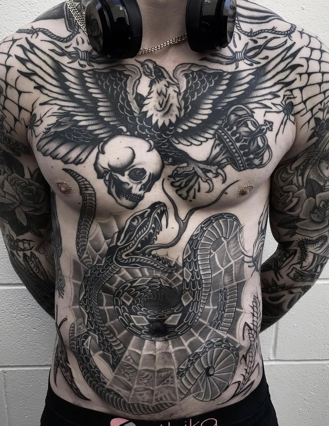 Tattoo by @jaybreentattooer — black_and_grey, realism
