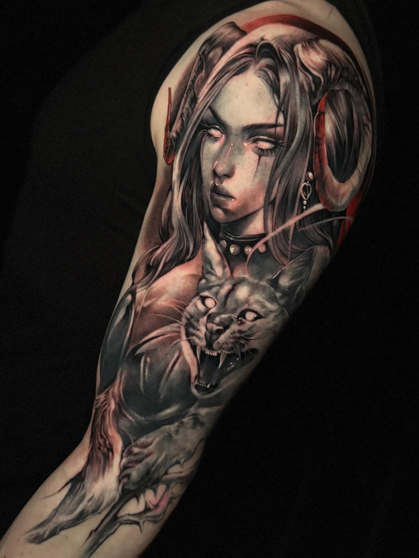 Tattoo by @senatattoos — realism, dark_realism