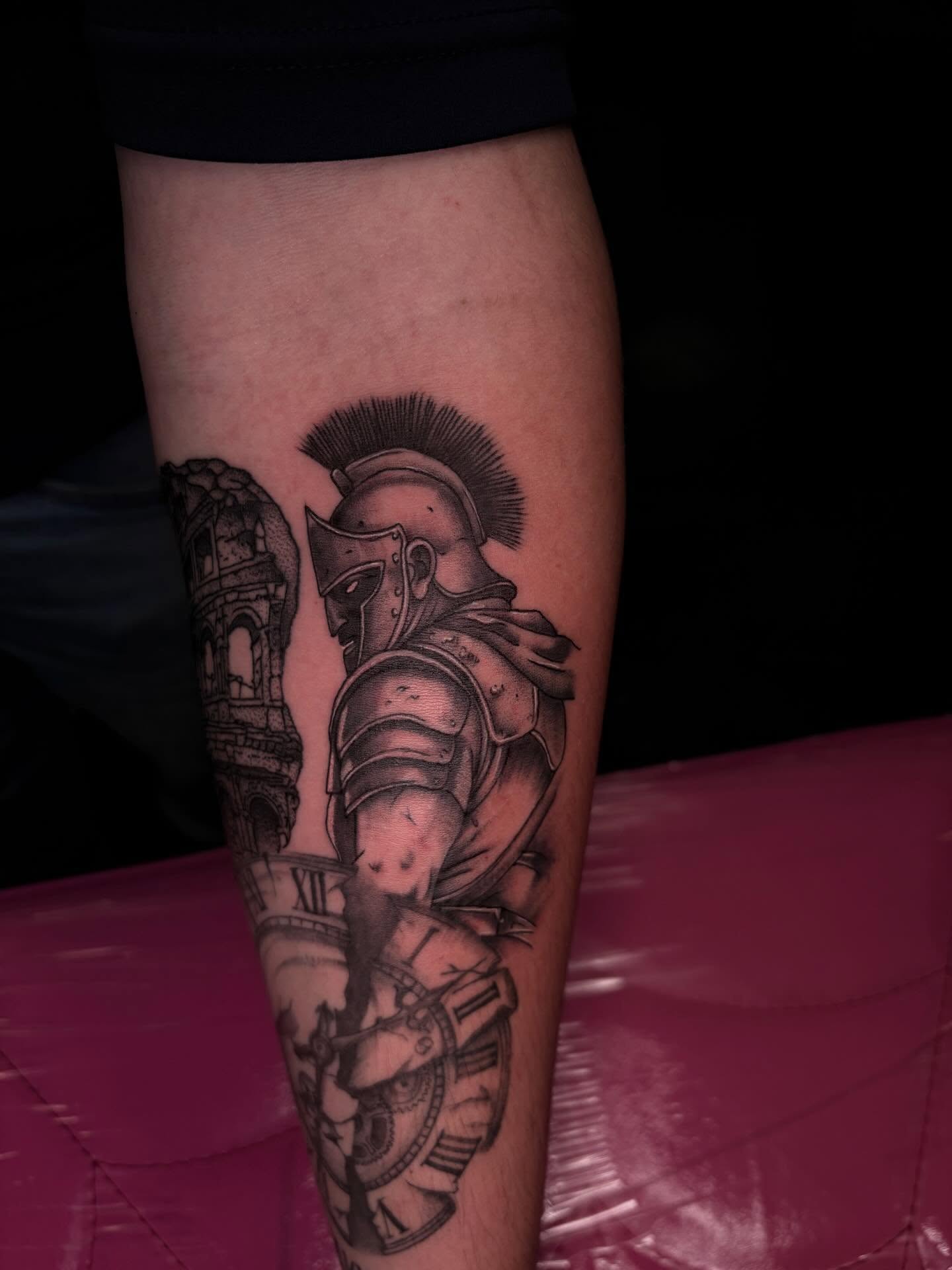 Tattoo by @lextattooos — black_and_grey, realism