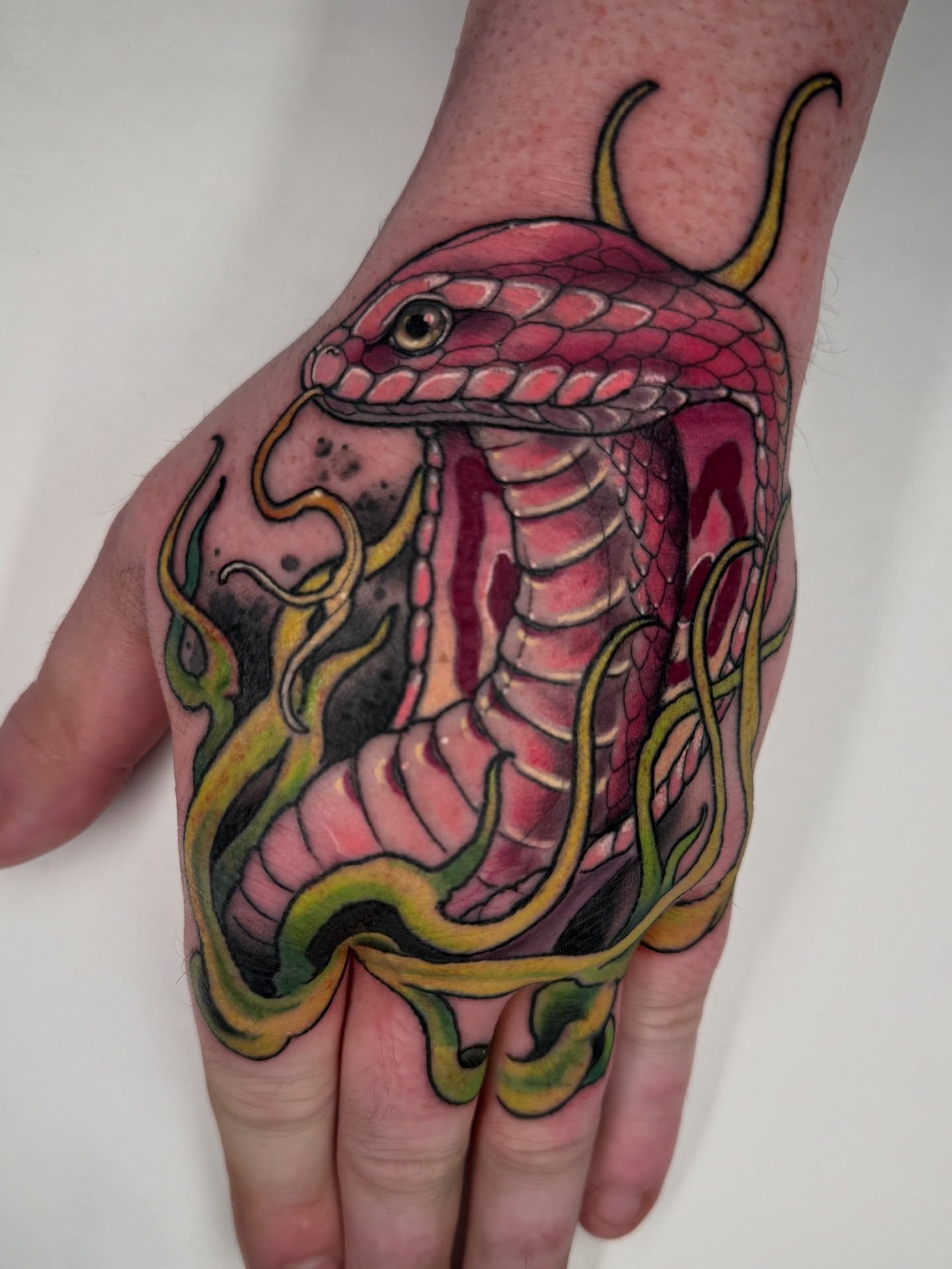 Snake realism tattoo on the hand by β«οΈπ―πππππ - Ohio Tattoo Artist β«οΈ