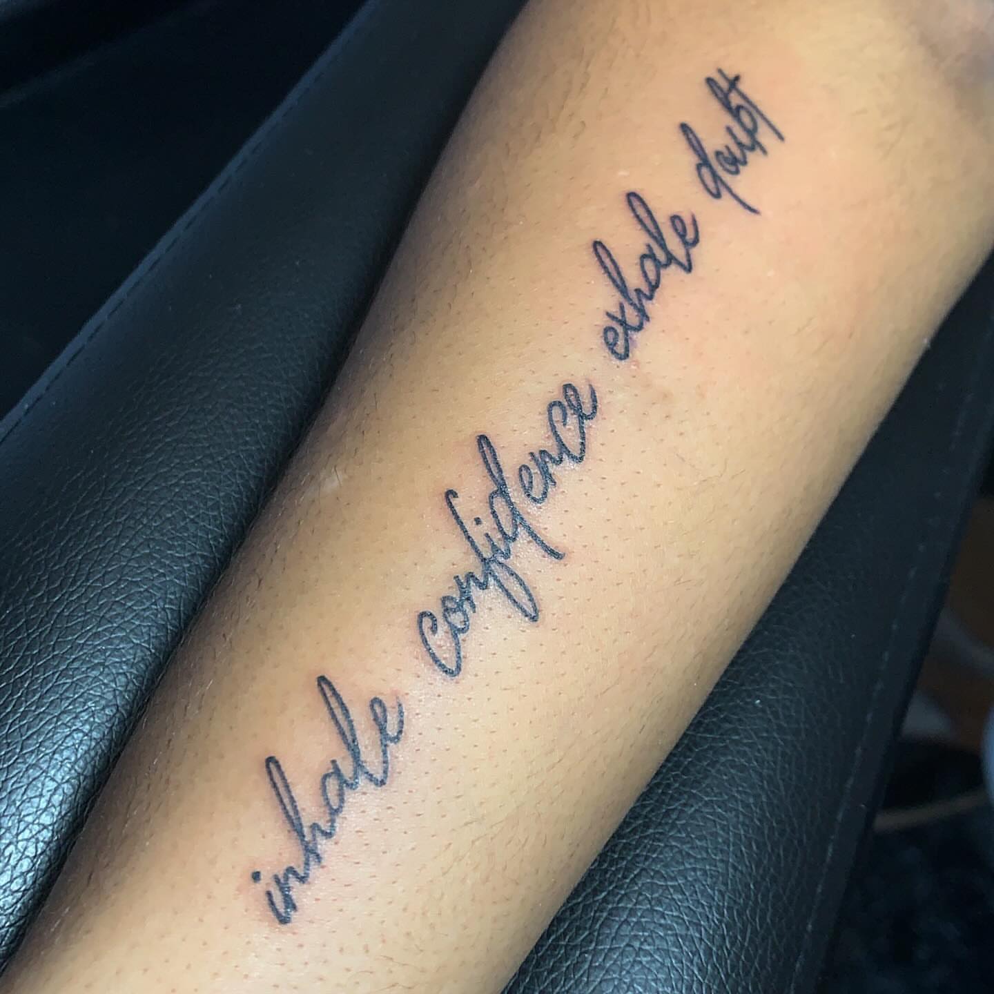 Tattoo by @lynk.art — lettering_script