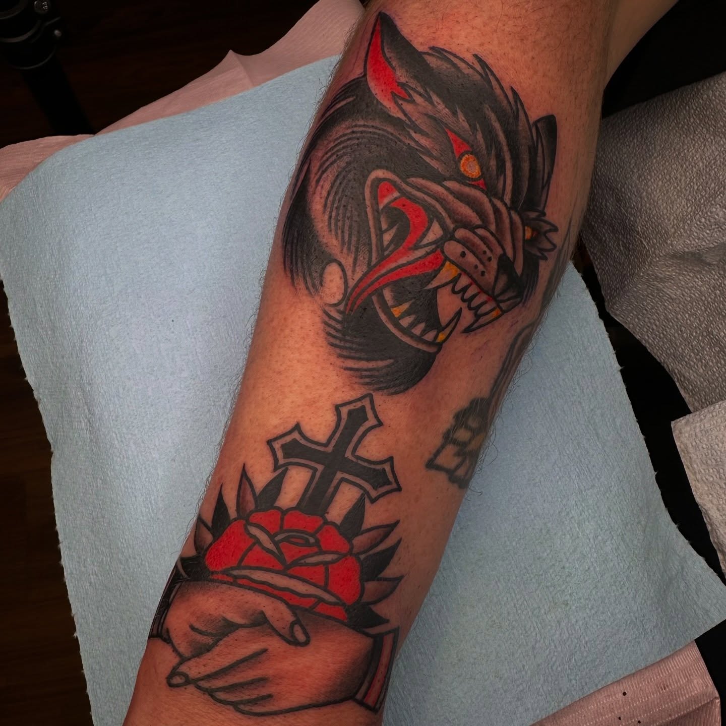 Tattoo by @codydewaldtattooer — american_traditional, black_and_grey