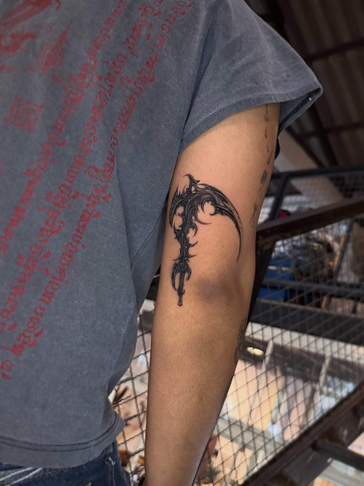 Tattoo by @voldblk — tribal