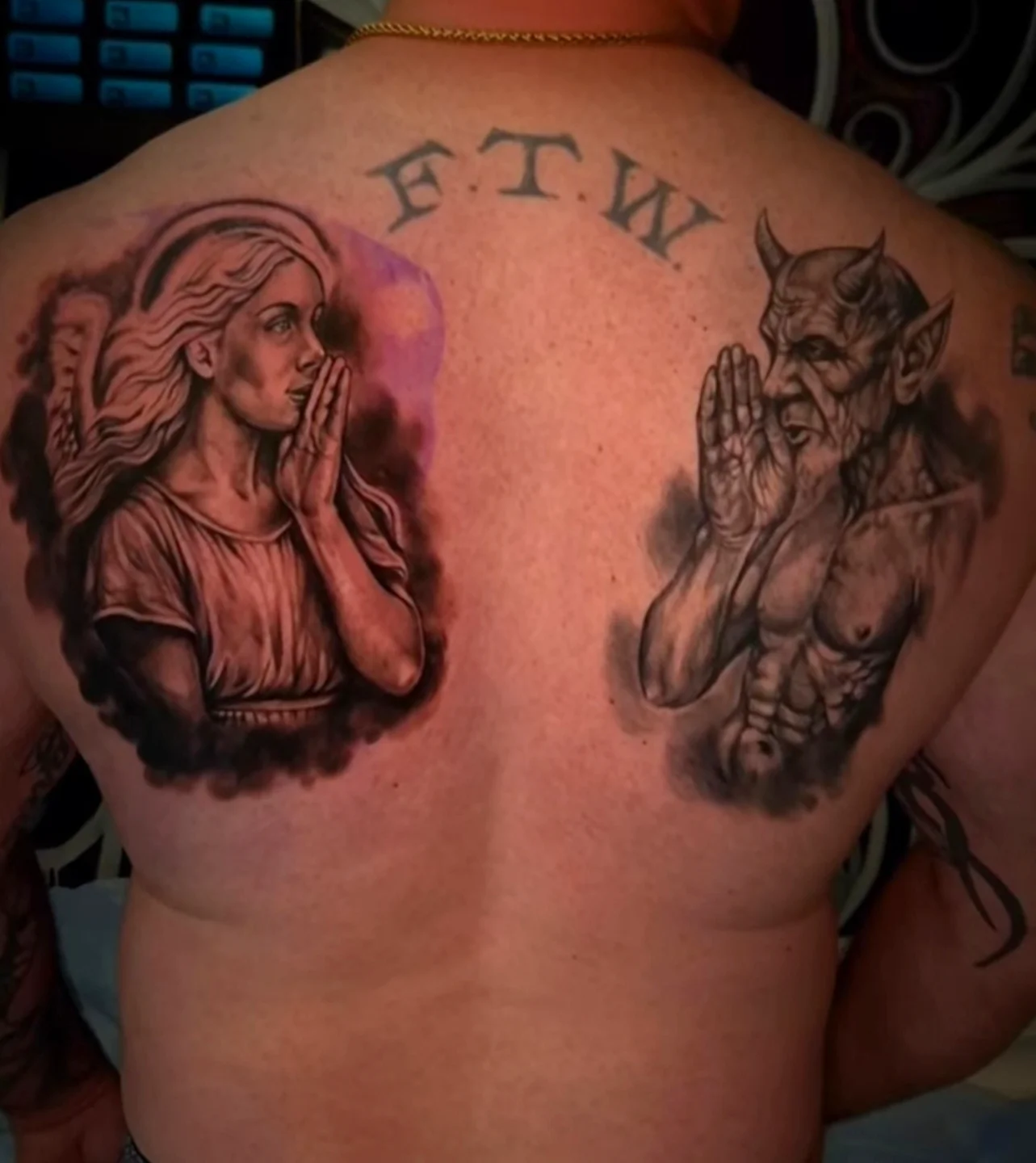 Tattoo by @wizard_tattooer — realism, black_and_grey