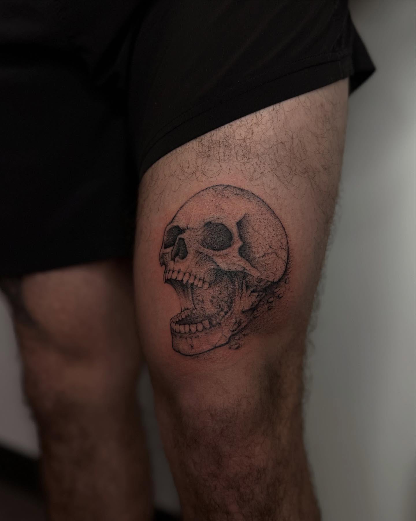 Tattoo by @carsytat — dotwork