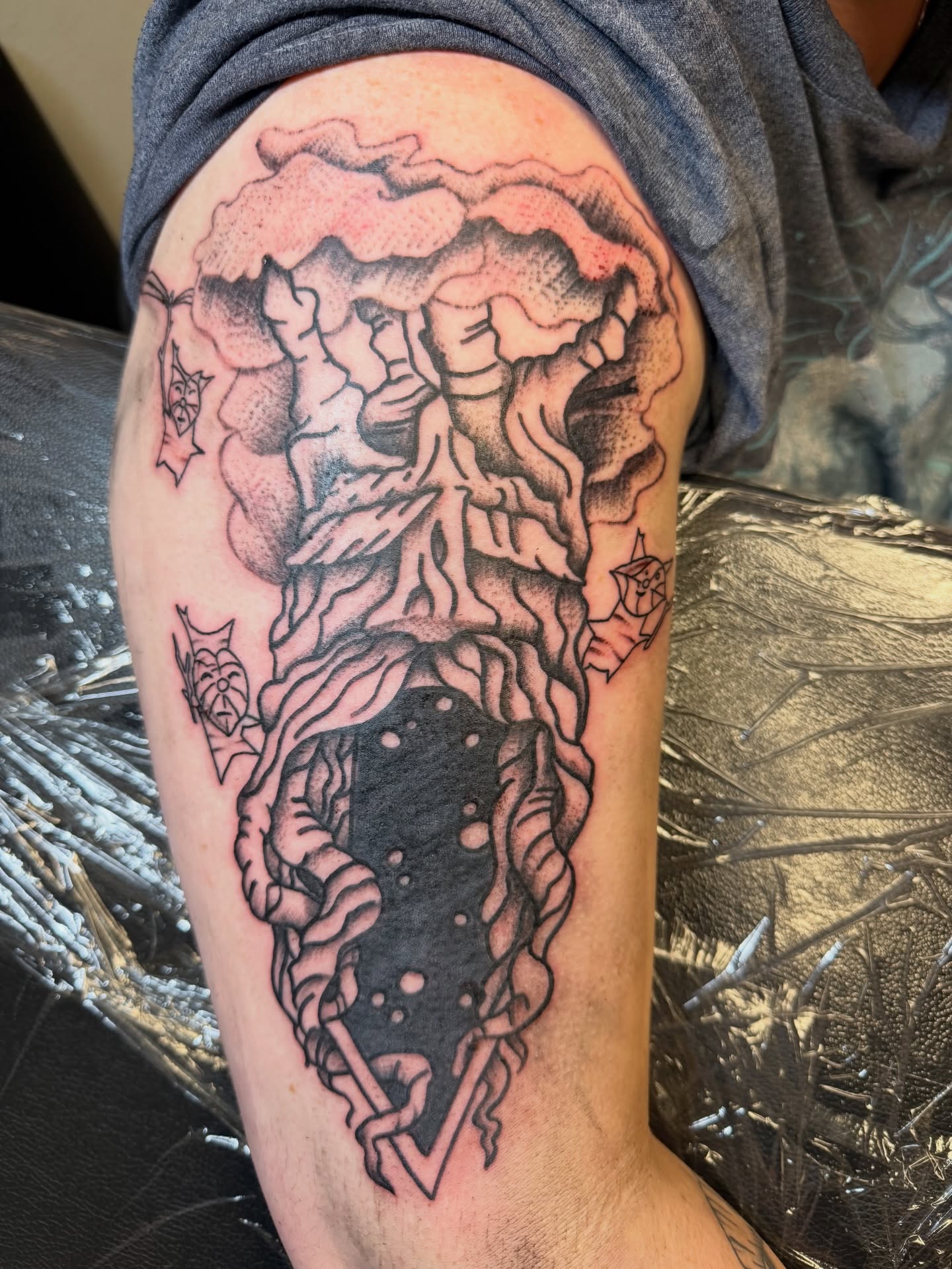 Tattoo by @inkedxberto — black_and_grey