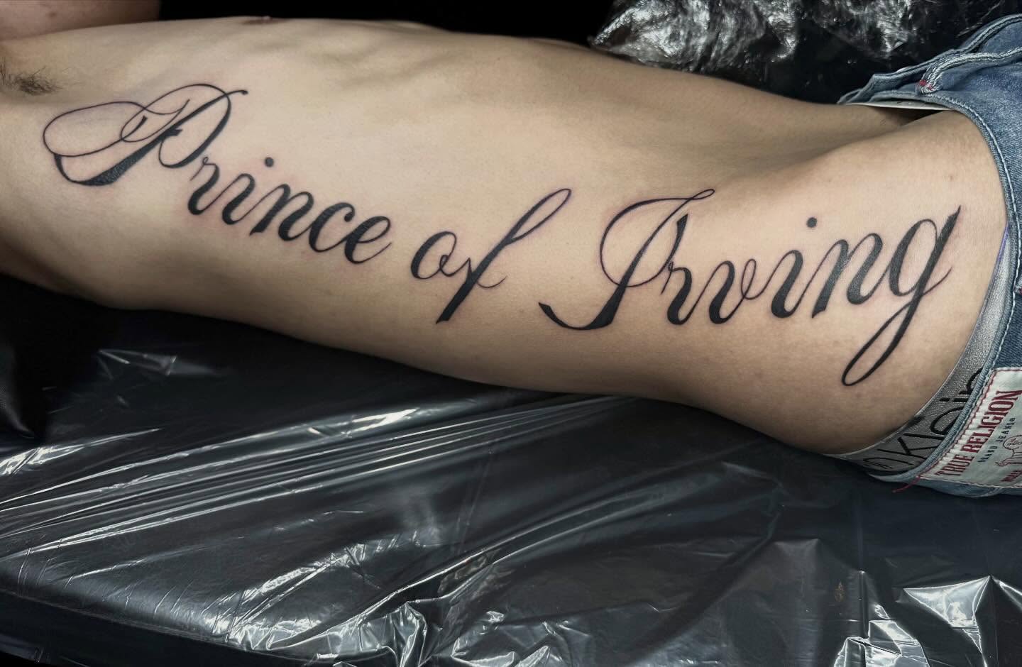 Tattoo by @inkskilla — lettering_script