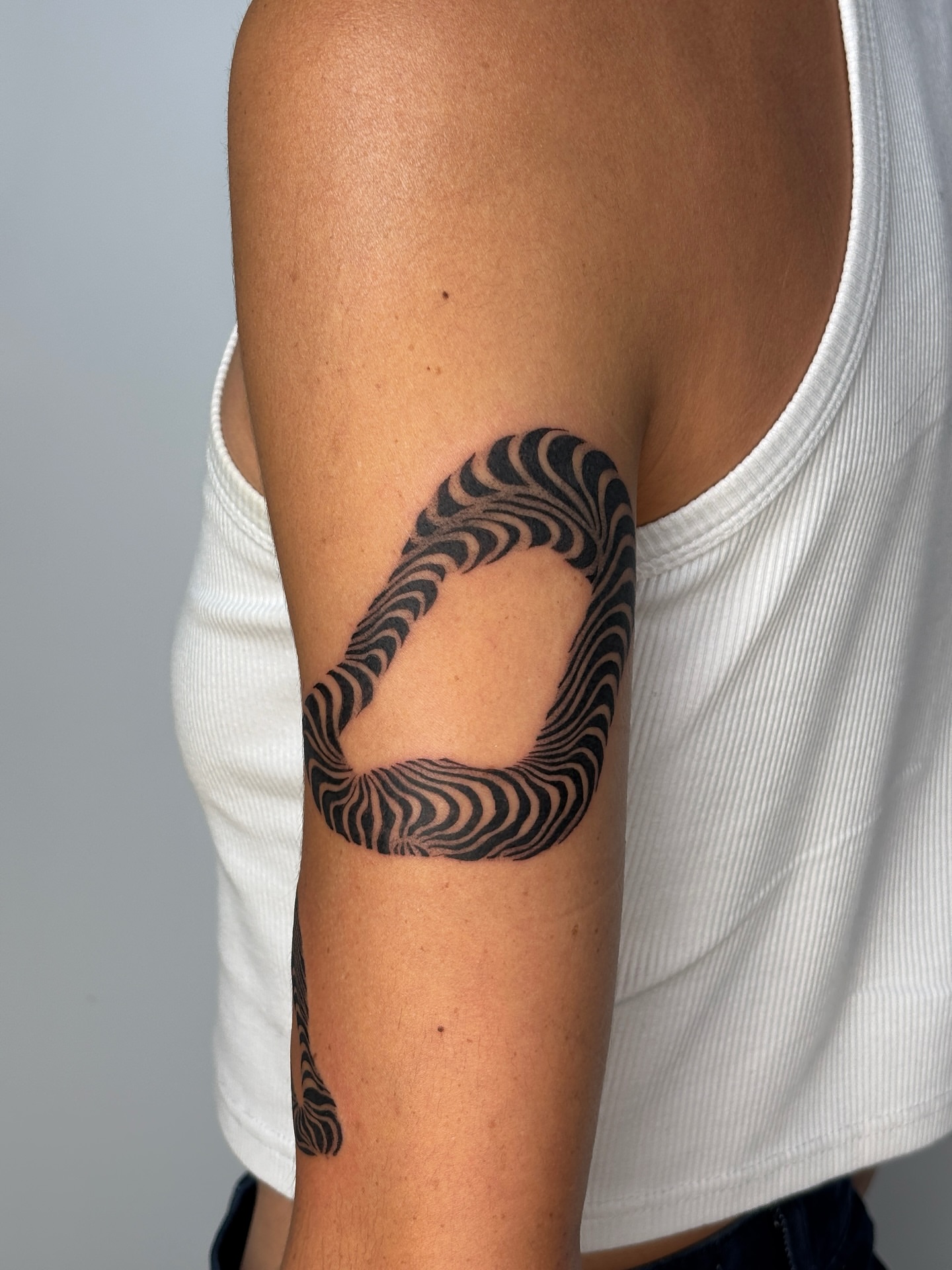 Tattoo by @sagodripp — geometric