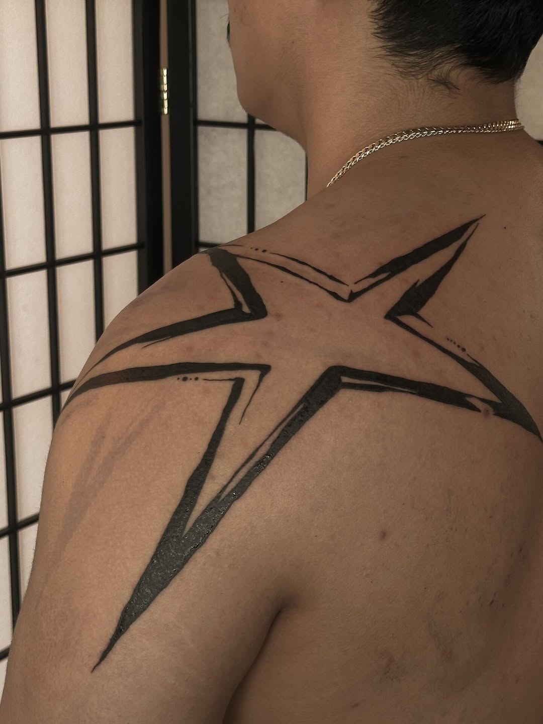 Tattoo by @into.thegraves — blackwork