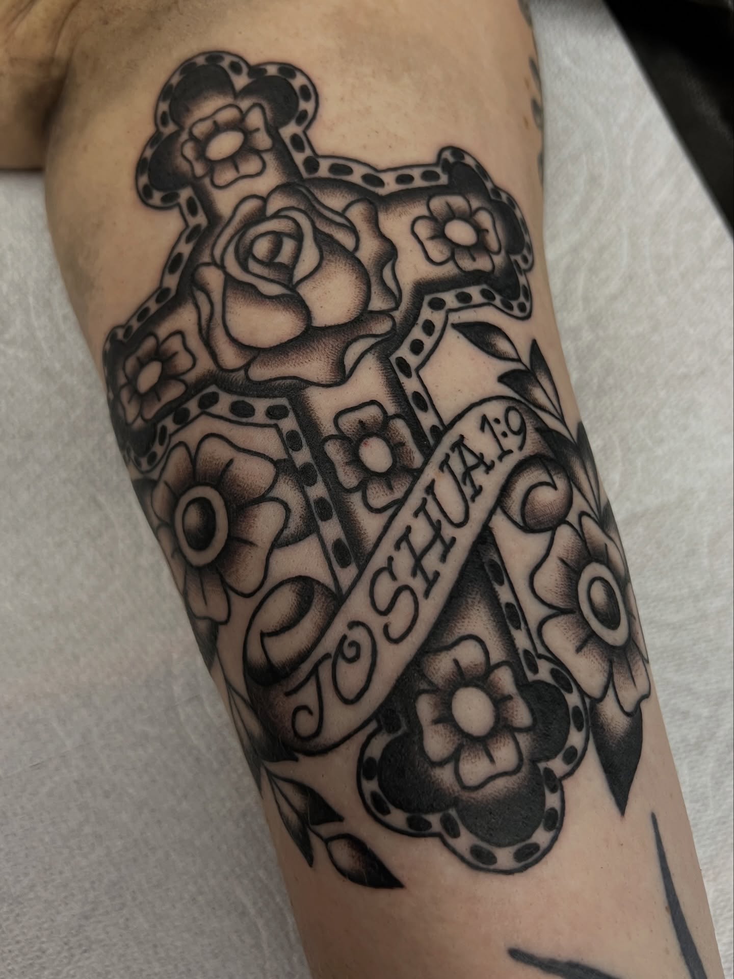Tattoo by @klaaane — american_traditional, black_and_grey