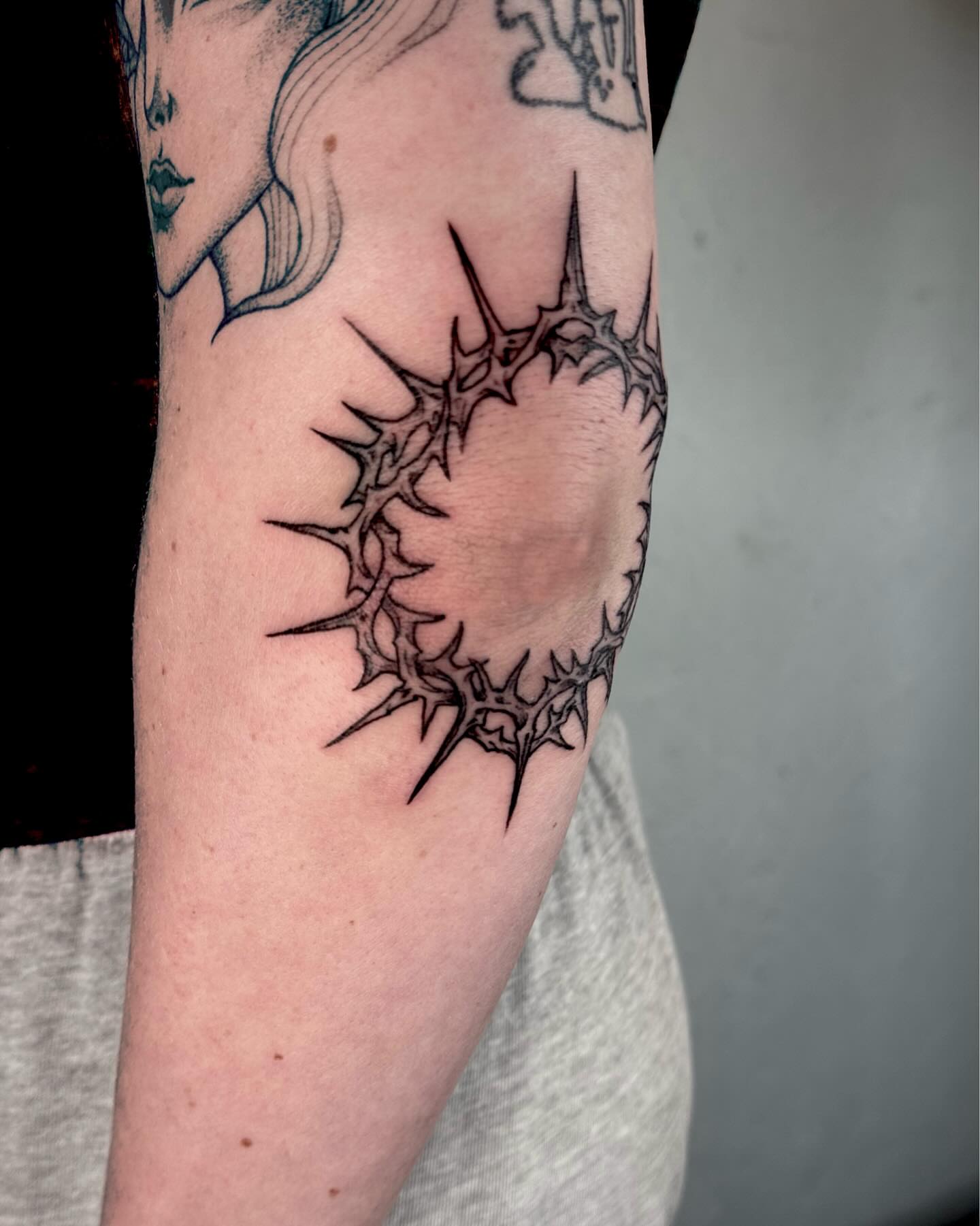 Tattoo by @rickyttattoo — black_and_grey