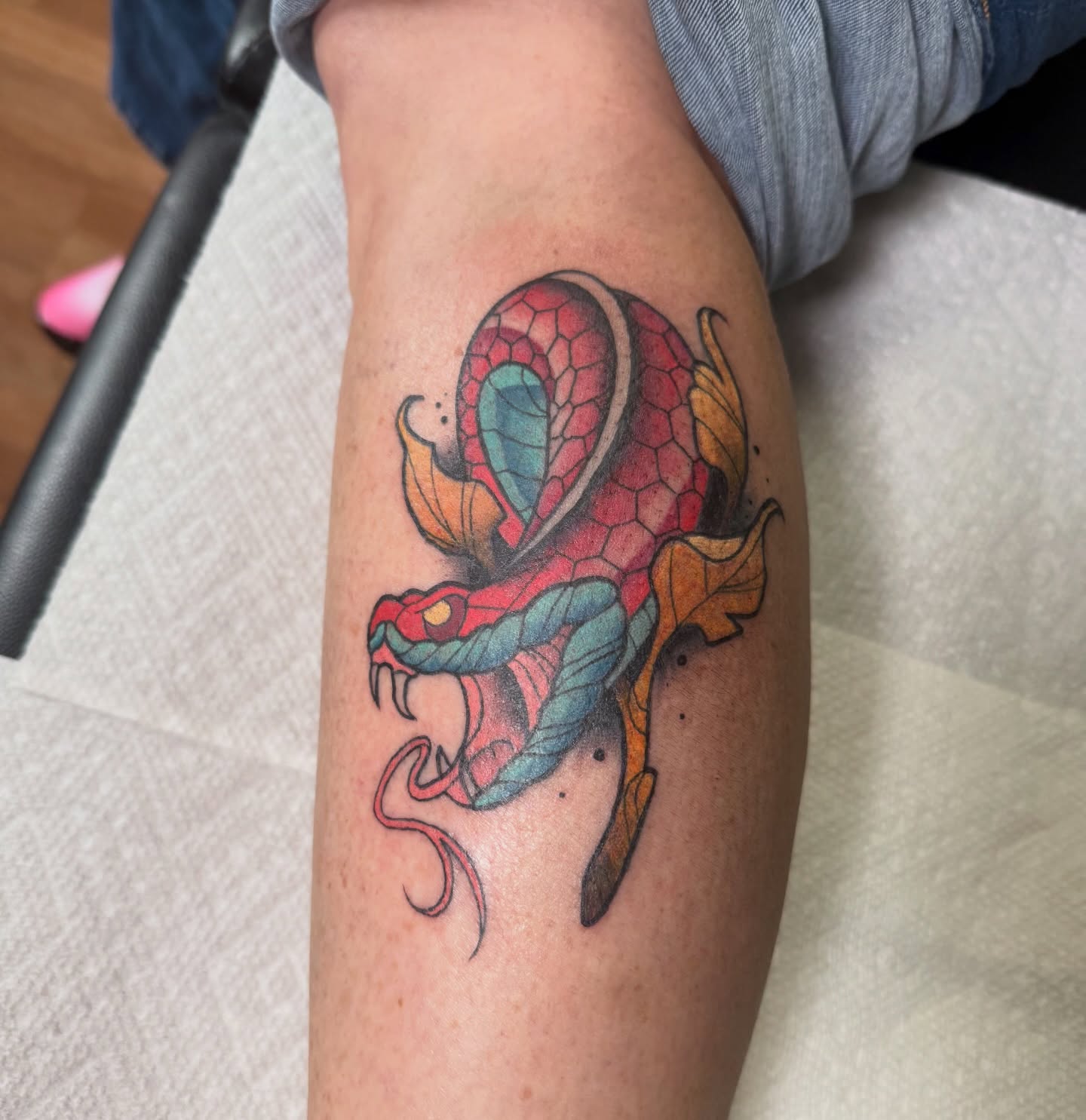 Tattoo by @benmckeetattoo — new_school, watercolor