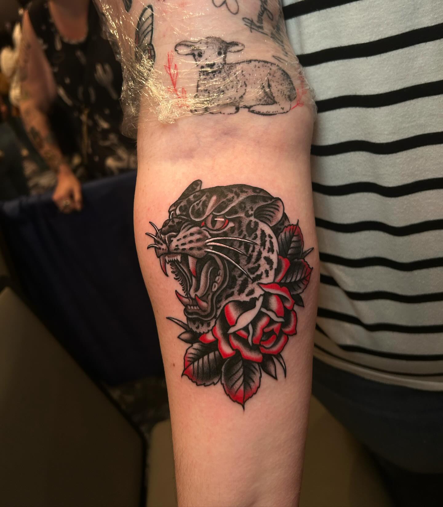Tattoo by @artbypops — american_traditional, black_and_grey