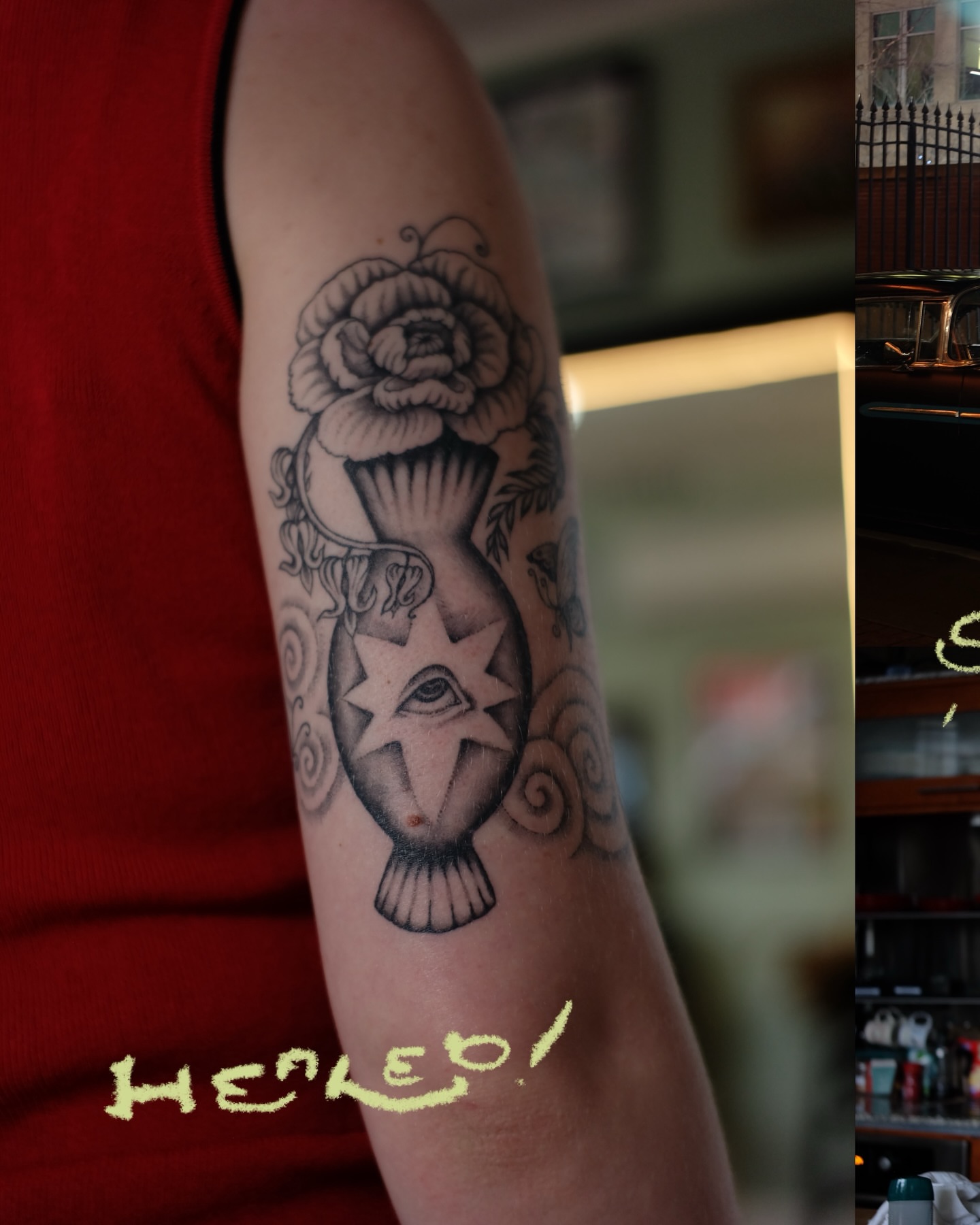 Tattoo by @sailorsisilia β black_and_grey