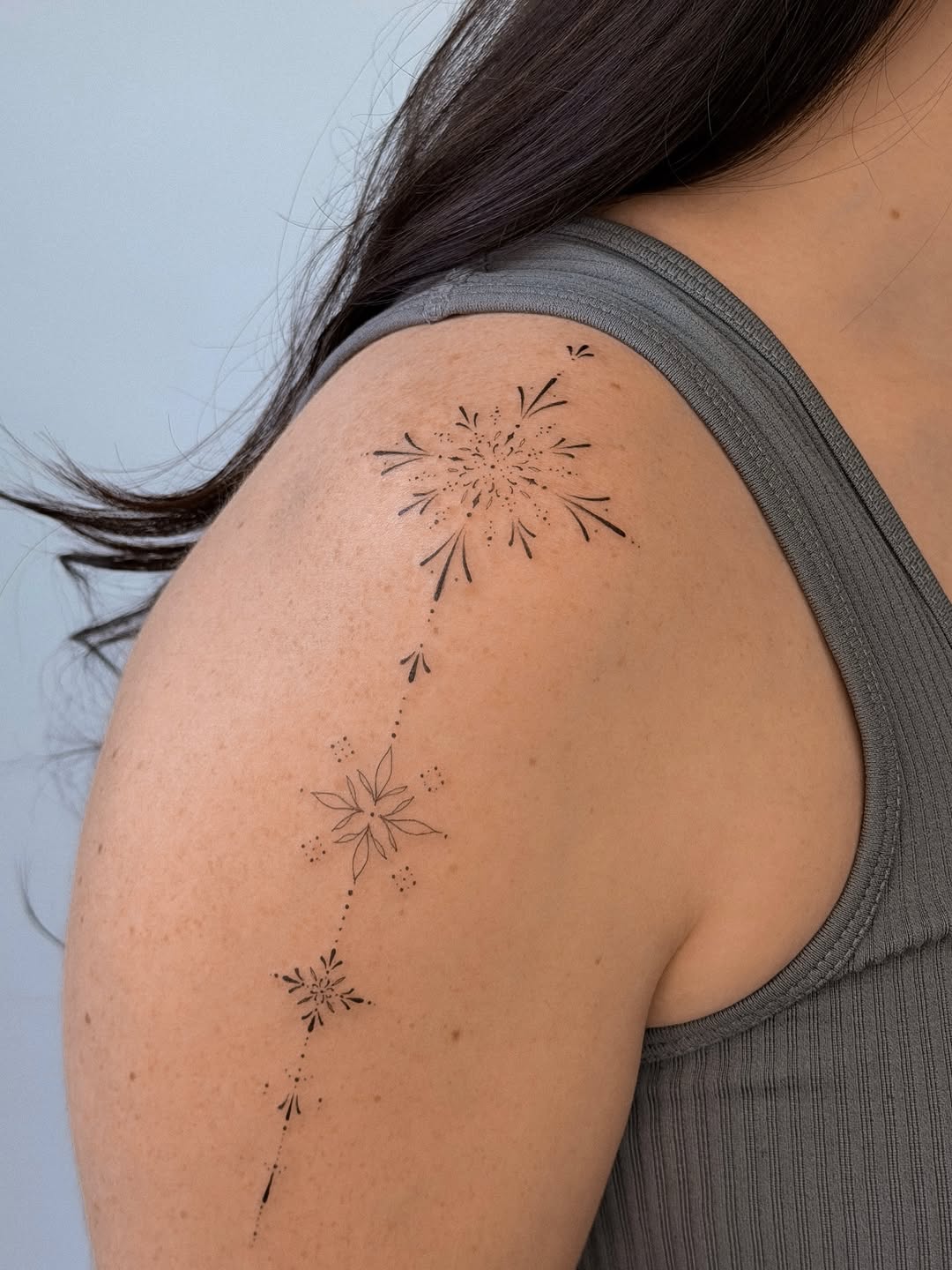 Tattoo by @tattoo_hazzard β fine_line, dotwork