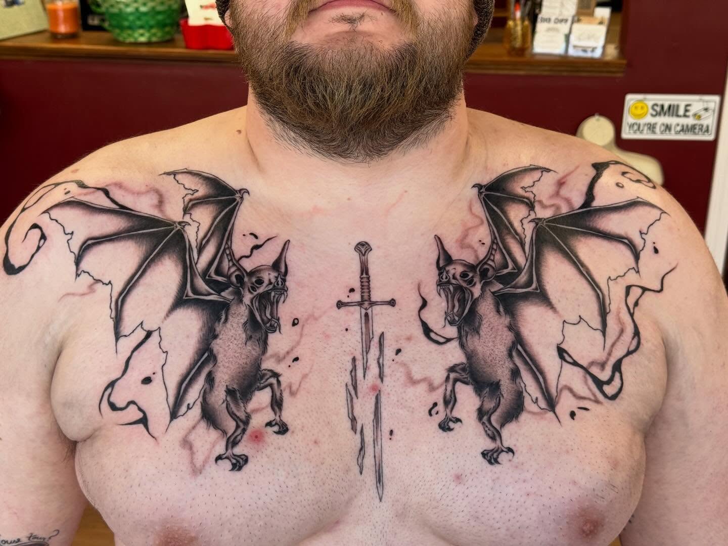 Tattoo by @raeofsunshine.tts — black_and_grey