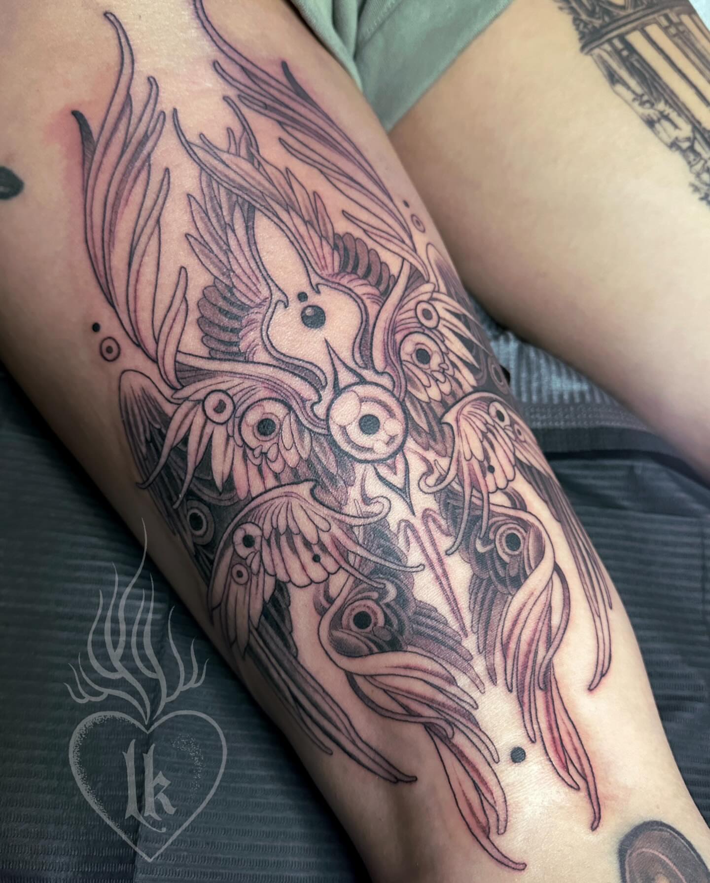 Tattoo by @hillary_blair — dotwork, geometric