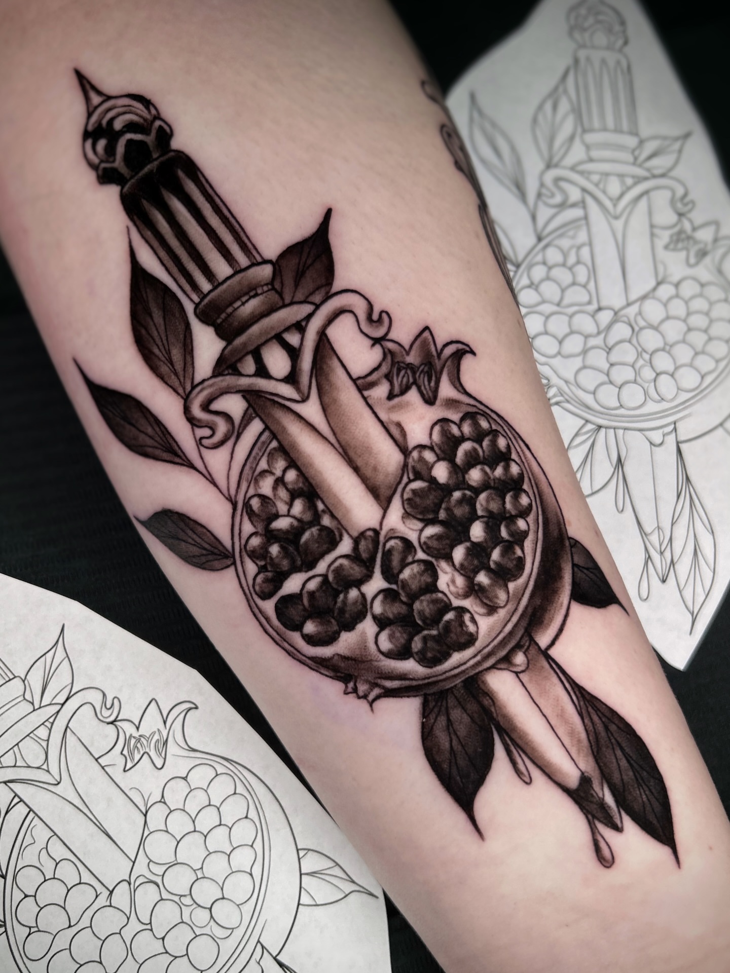 Tattoo by @marisolcreative β black_and_grey
