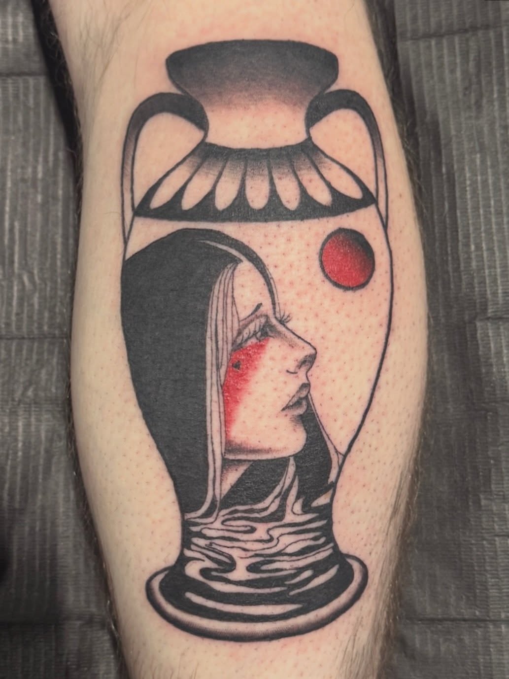 Tattoo by @dis.asterkane.tattoos — dotwork, realism