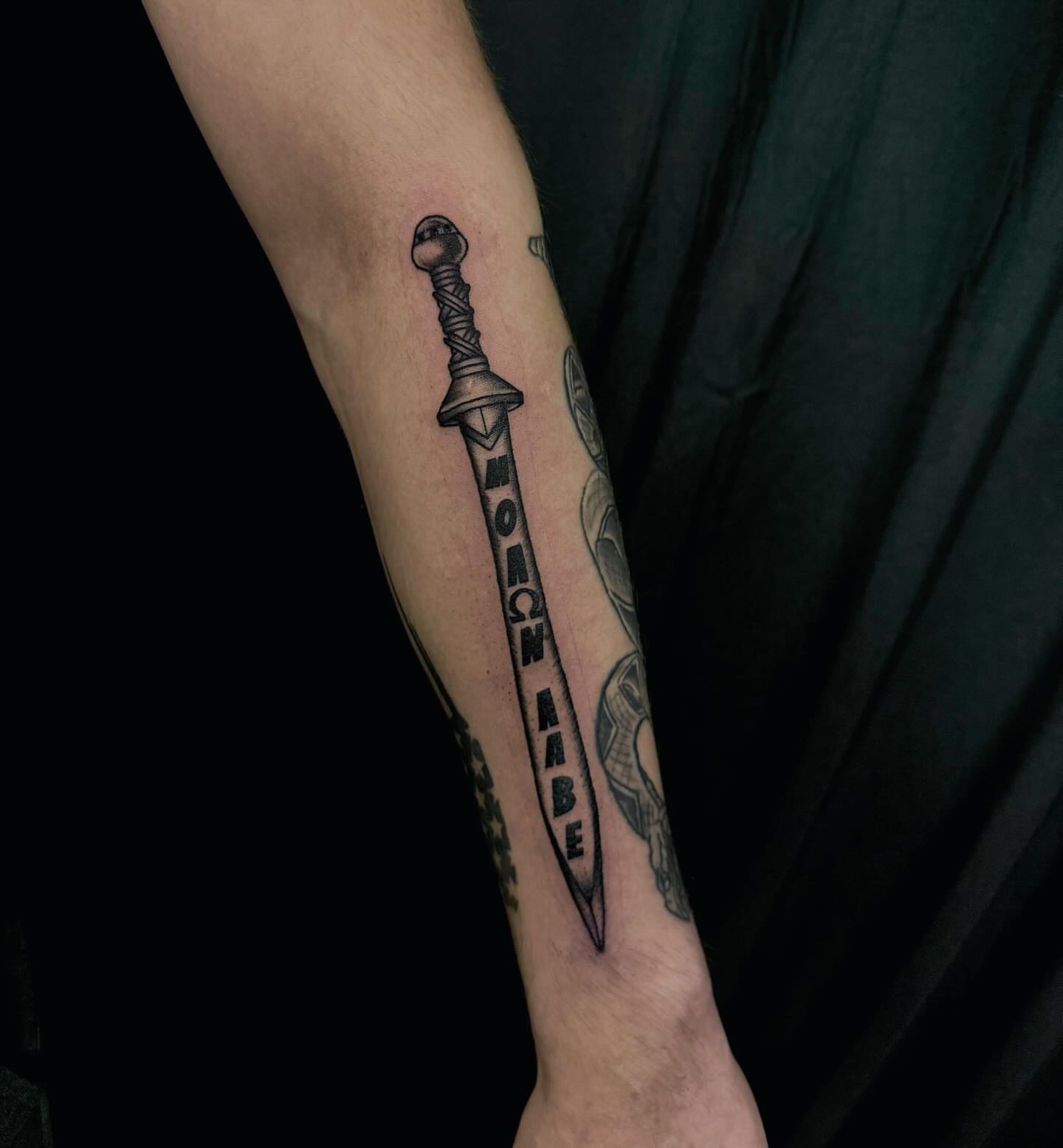 Tattoo by @inkdbybrit — black_and_grey