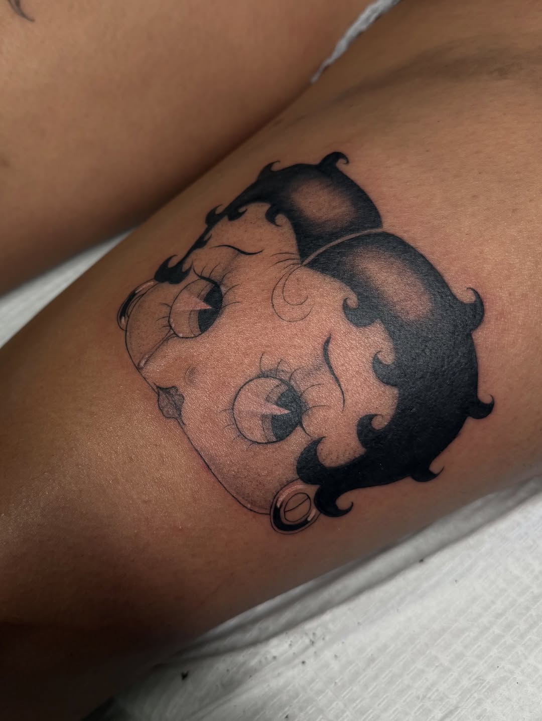 Tattoo by @tatsxval — black_and_grey, realism