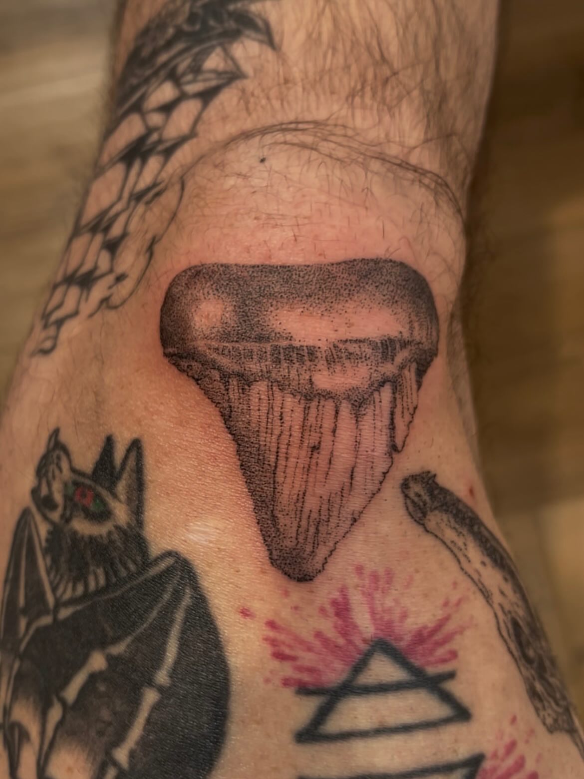 Tattoo by @carlosmoralesink — dotwork