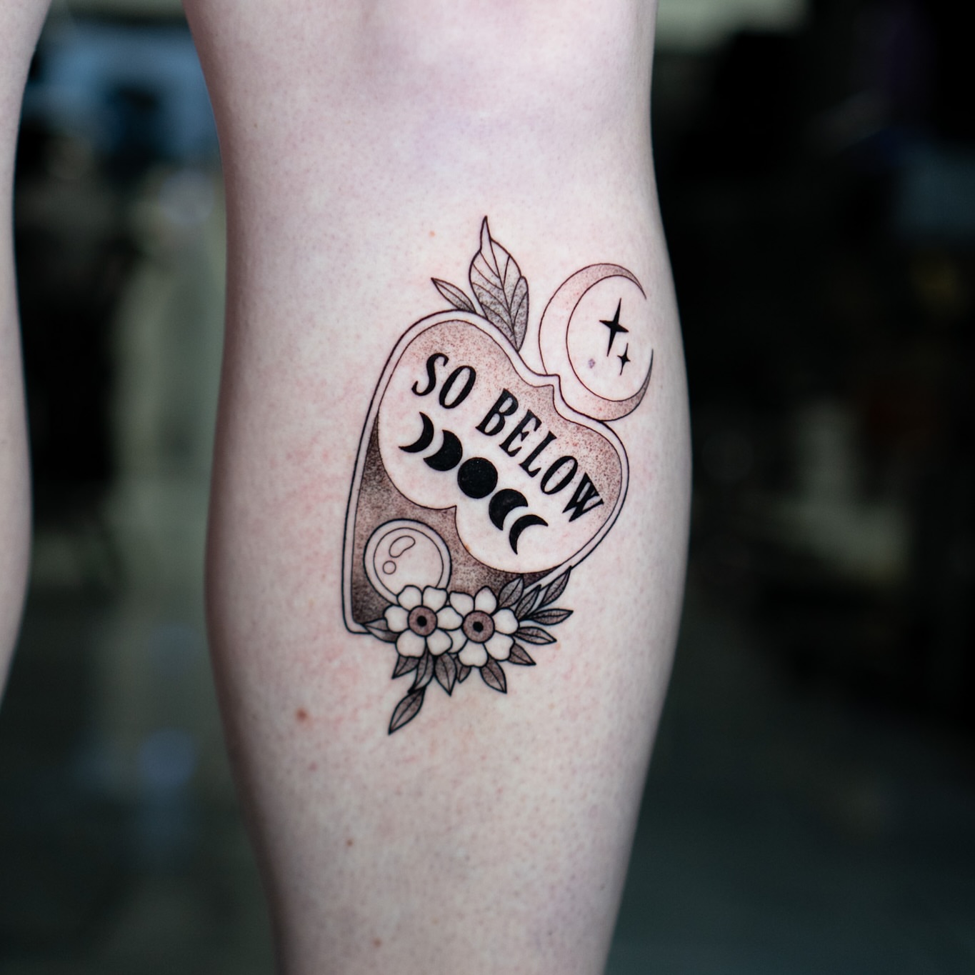 Tattoo by @inkdrunkjorden โ lettering_script, black_and_grey