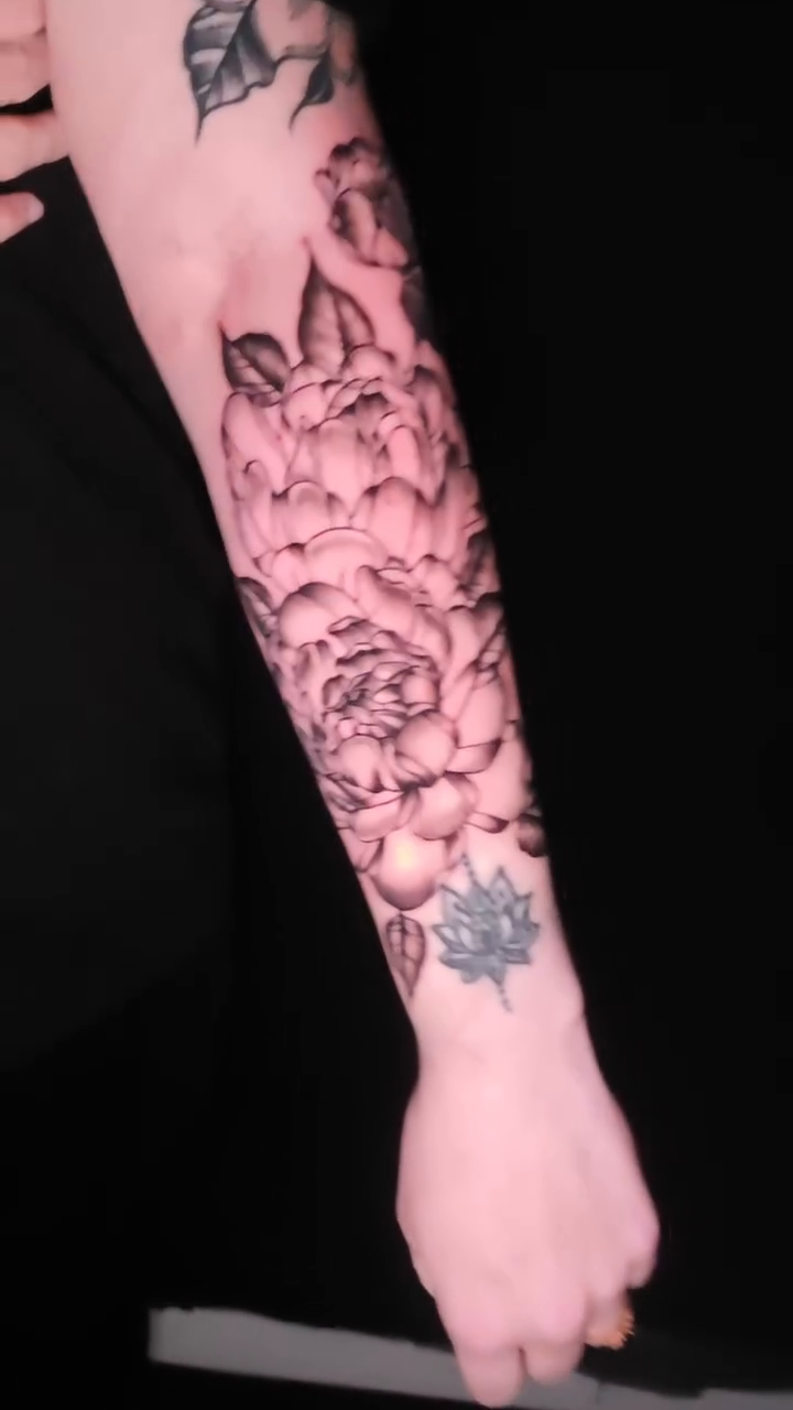 Tattoo by @blackhalotats — black_and_grey, realism