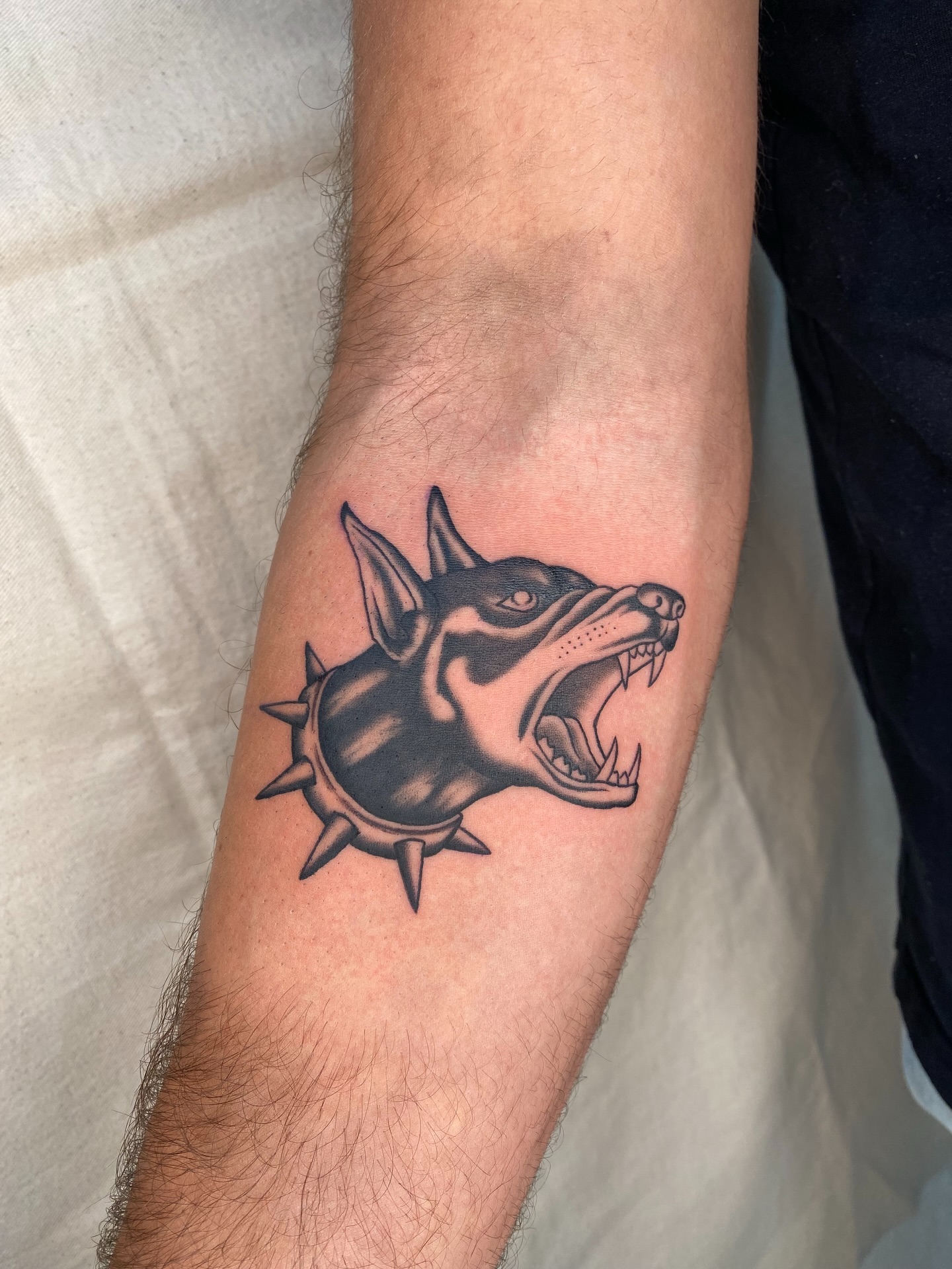 Tattoo by @sashinkatattoo β black_and_grey
