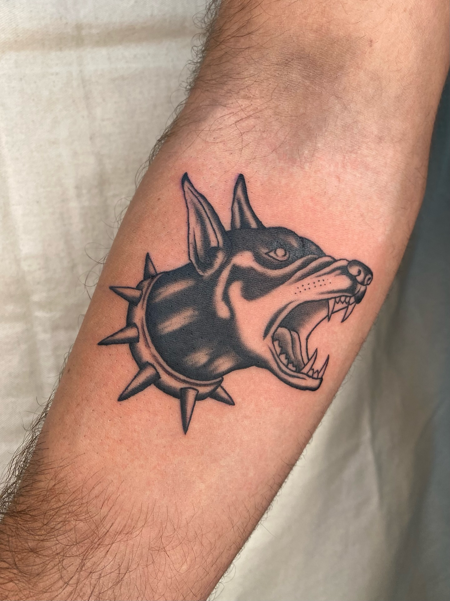 Tattoo by @sashinkatattoo β black_and_grey
