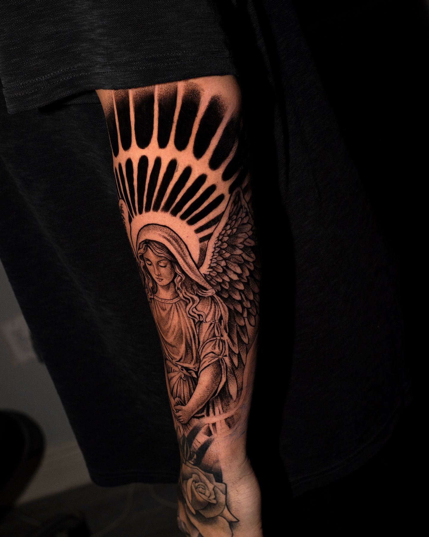 Tattoo by @javiink_rm — black_and_grey, realism
