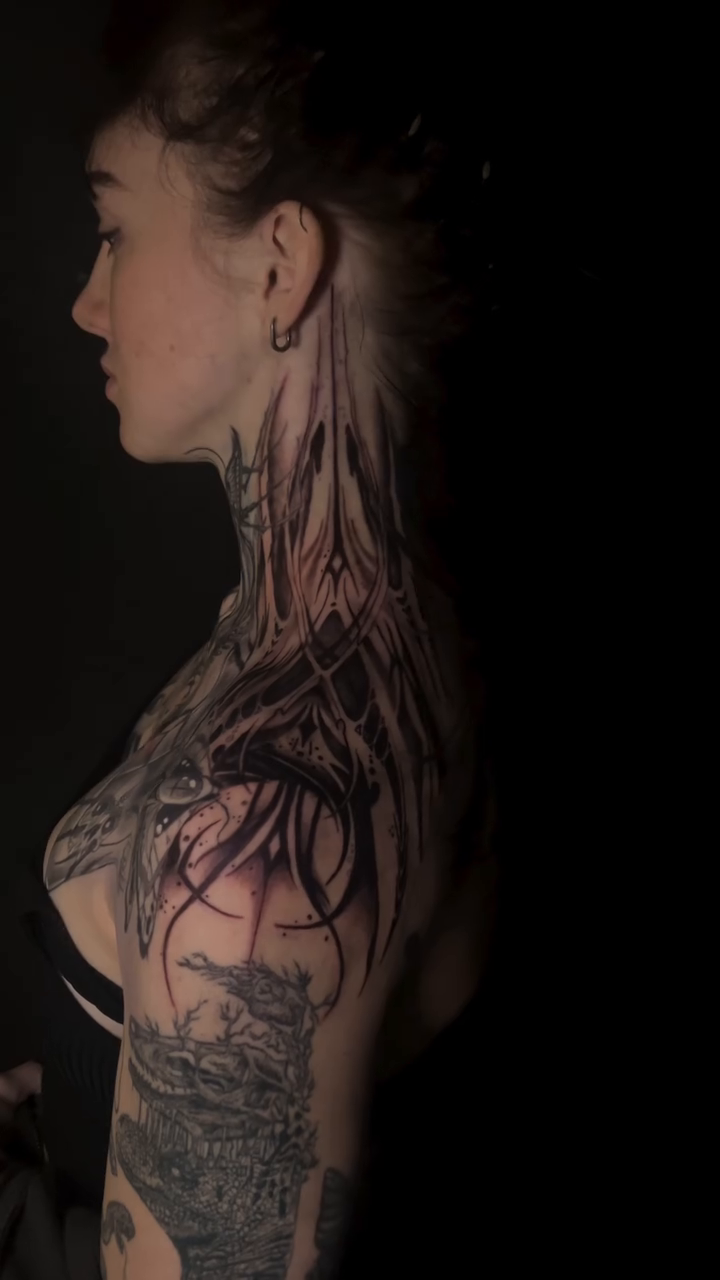 Tattoo by @inkedbyhades — black_and_grey, ornamental