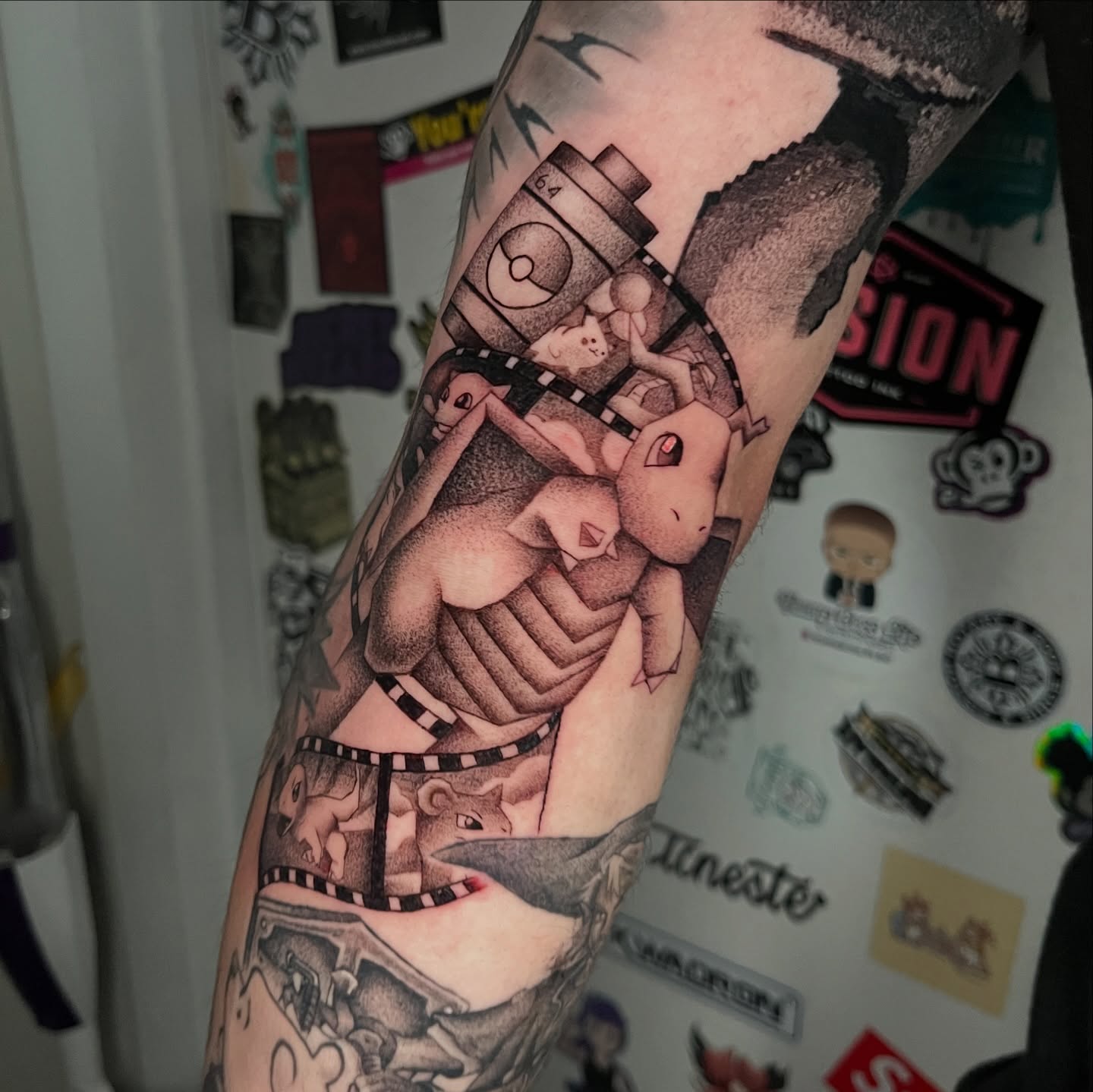 Tattoo by @vapidstar — black_and_grey, realism