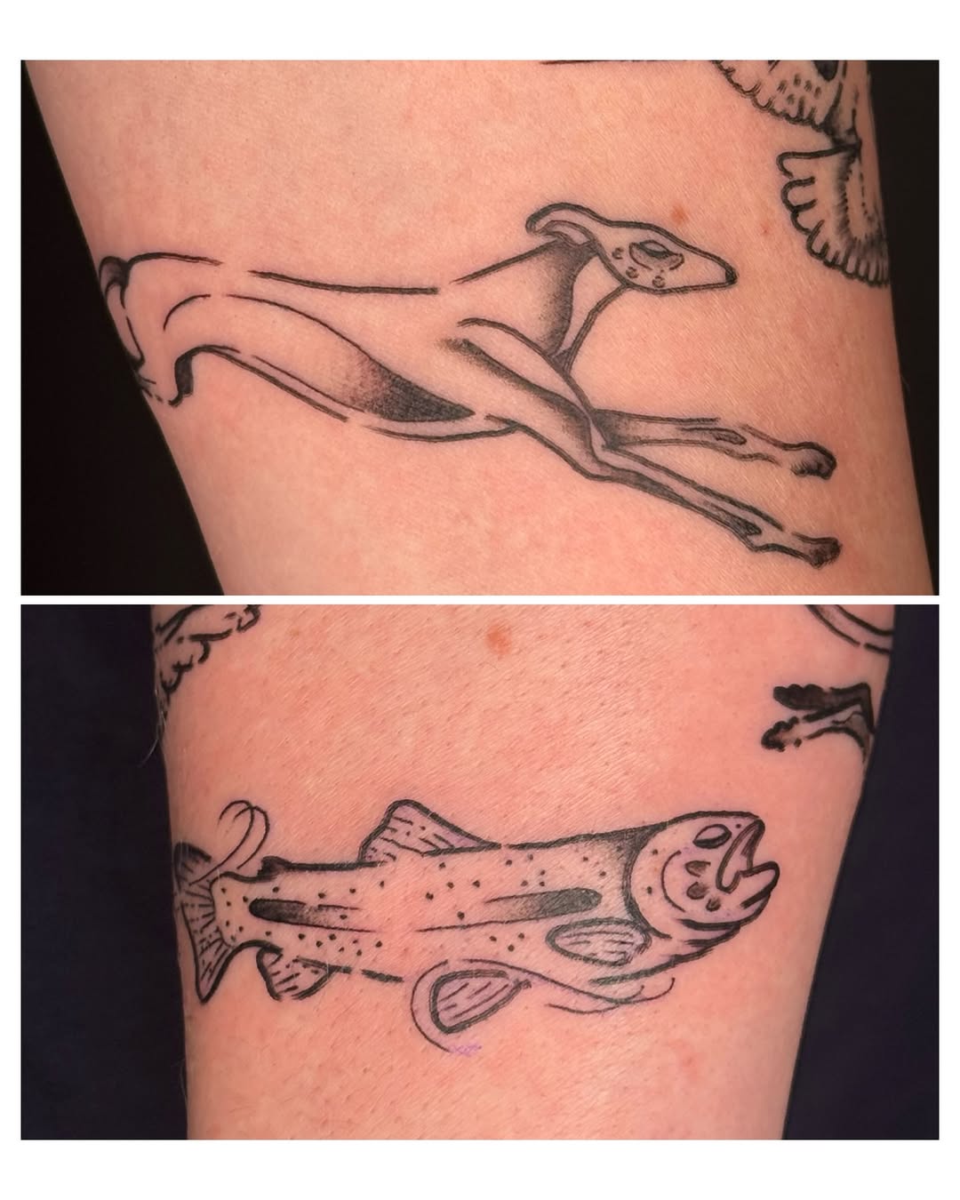 Tattoo by @mxminks โ fine_line, black_and_grey