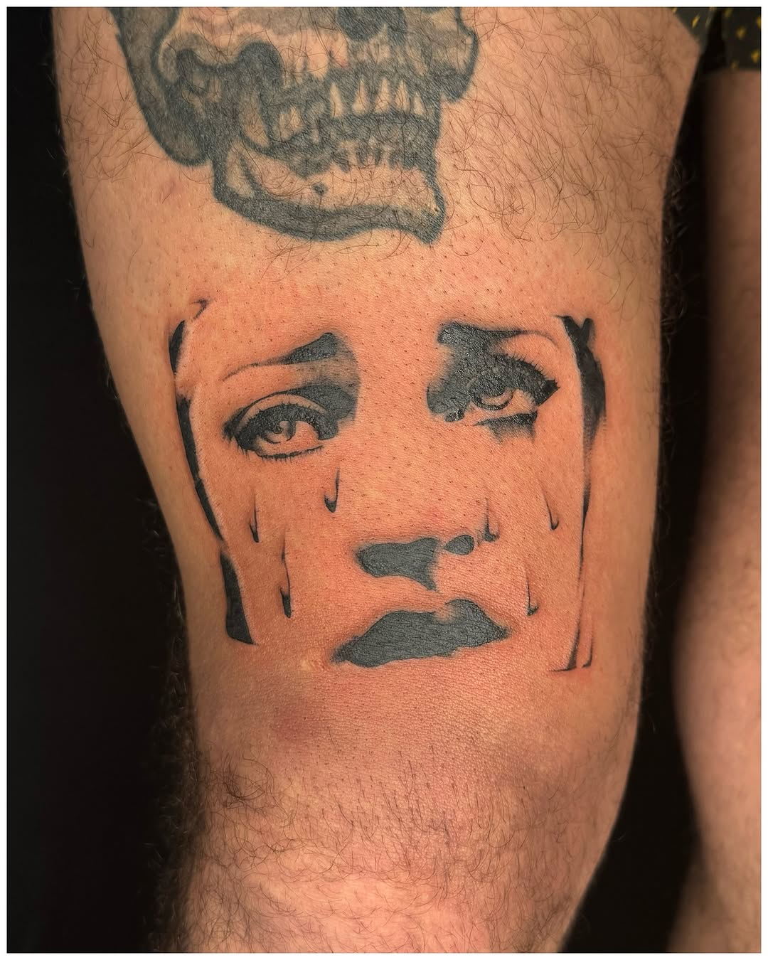 Tattoo by @mxminks โ black_and_grey, realism