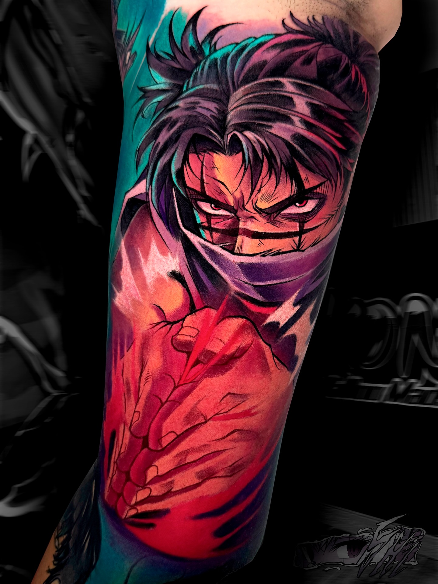 Tattoo by @ivanpelegrinmedina — anime
