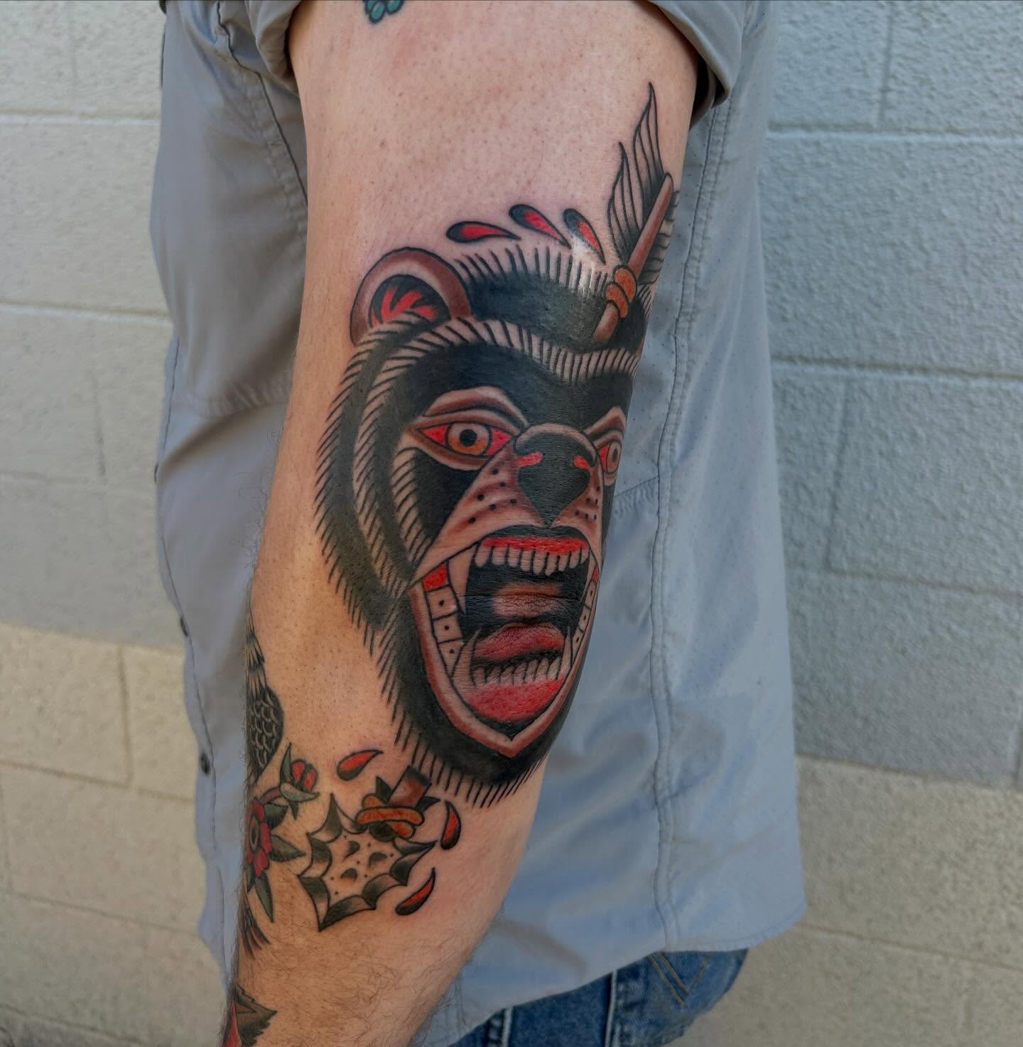 Tattoo by @donny_sinns — american_traditional, dark_realism