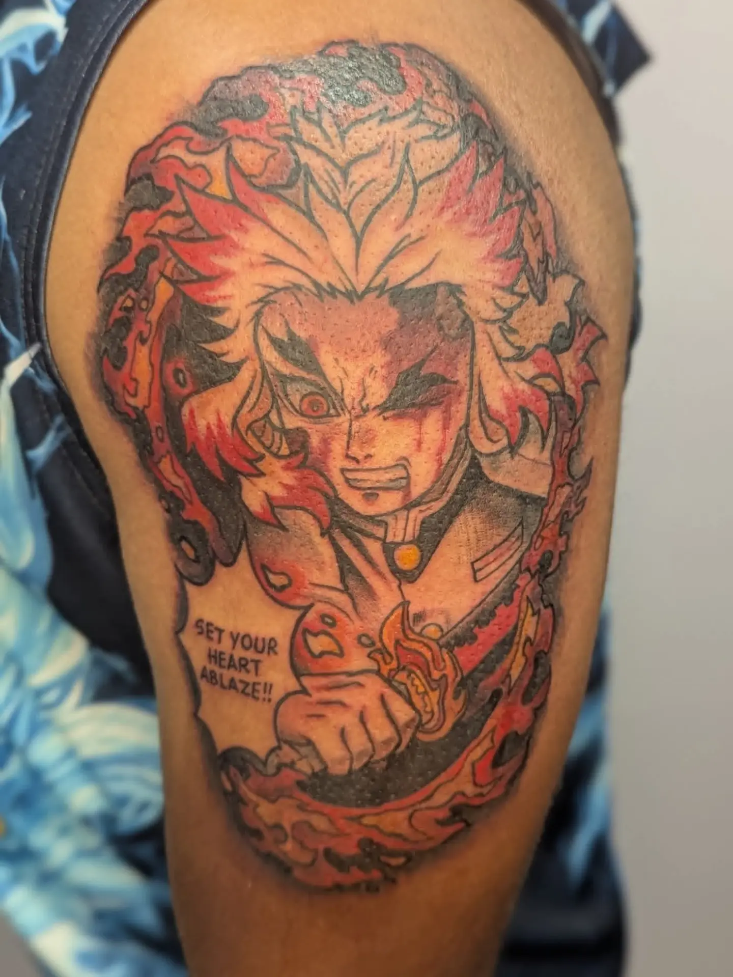 Tattoo by @harley_makes_tattoos — anime