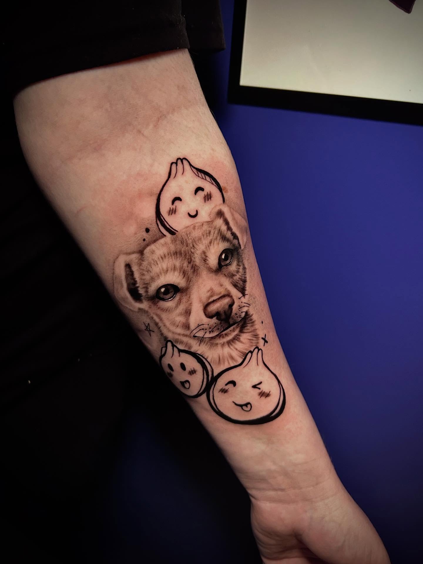 Tattoo by @dani_does_tatts โ dotwork, realism