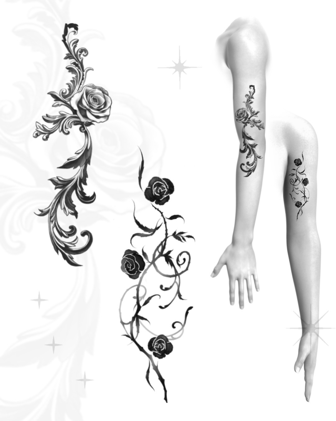 Tattoo by @michelleyoon_ttt — black_and_grey, ornamental